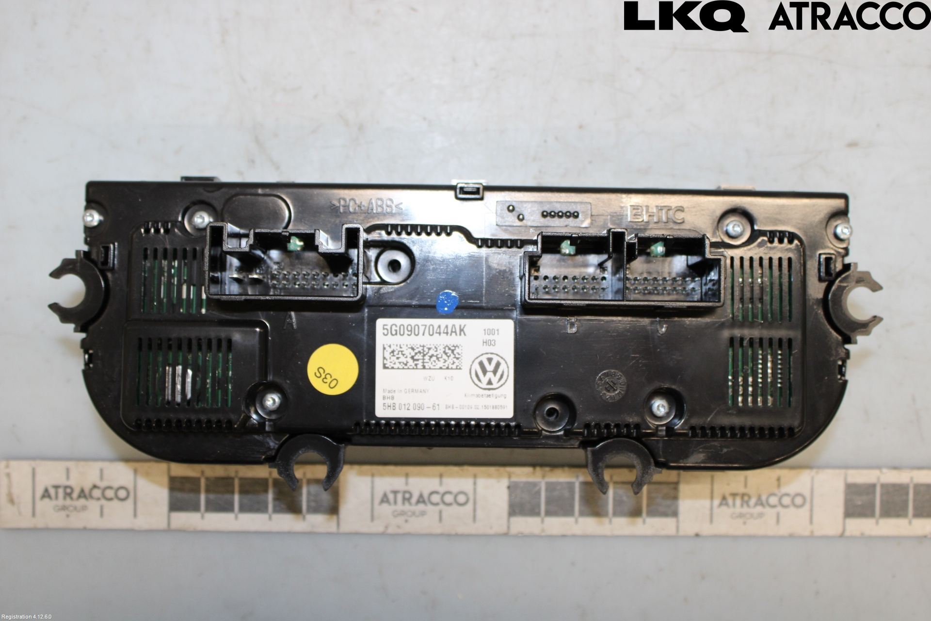 Volkswagen VW PASSAT 15-19 Varmeapparat Panel(Regulering)