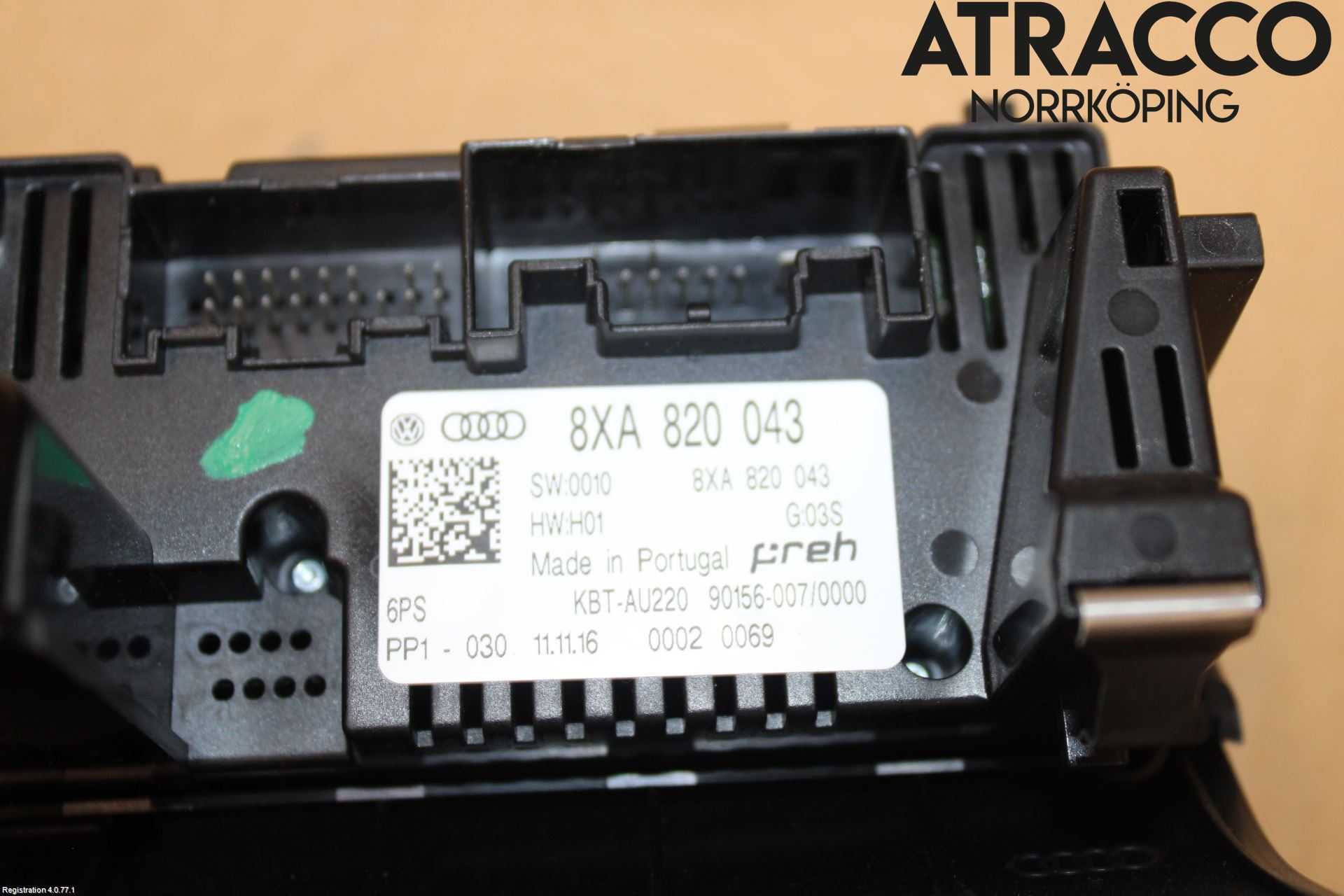 Audi A1/S1 11-18 Varmeapparat Panel(Regulering)