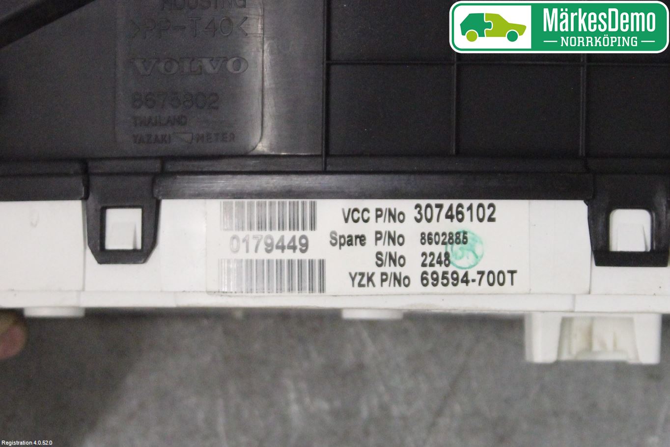 Volvo V70 05-08 Instr Kombinert