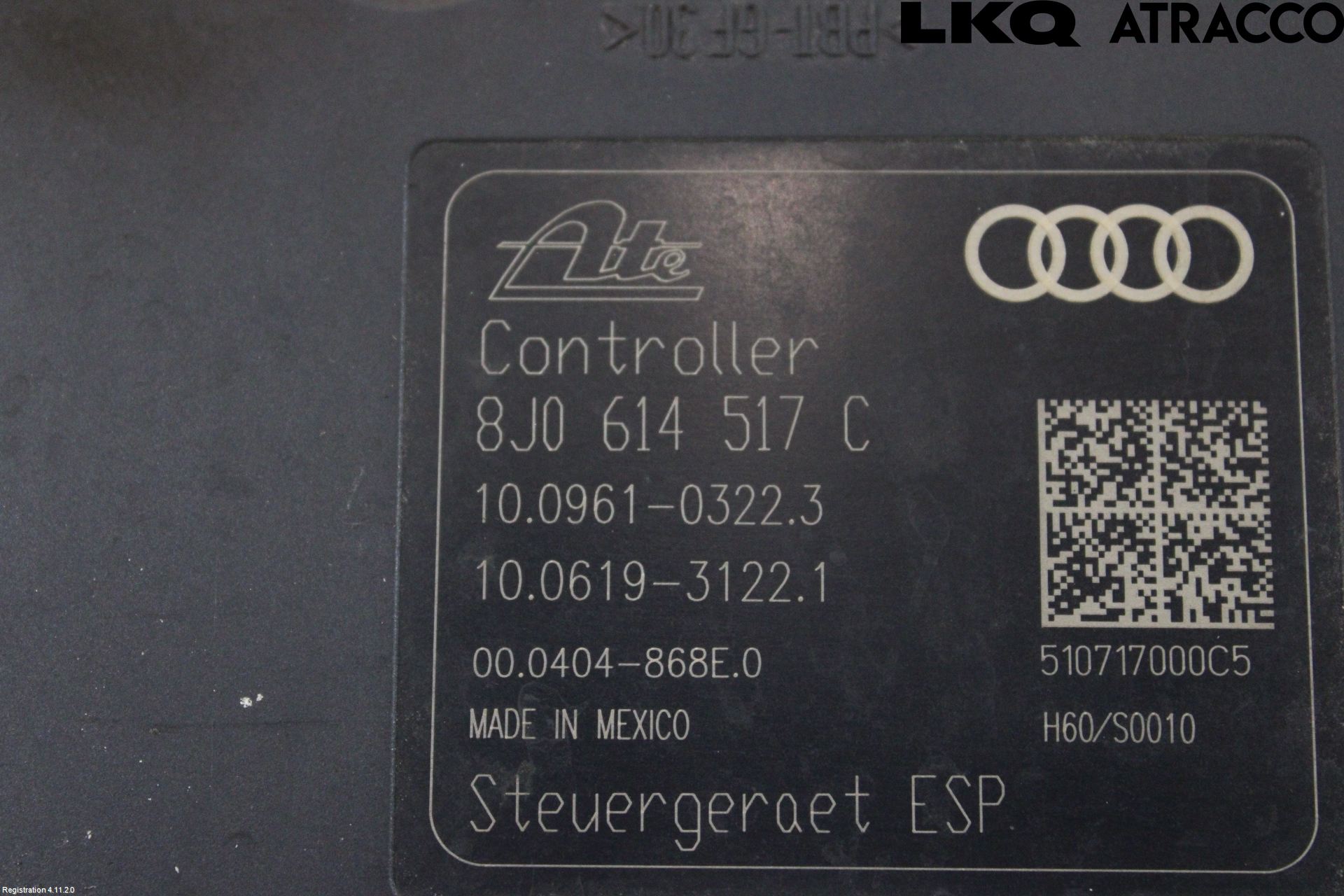 Audi TT/TTS 07-14 Abs Hydraulikkaggregat