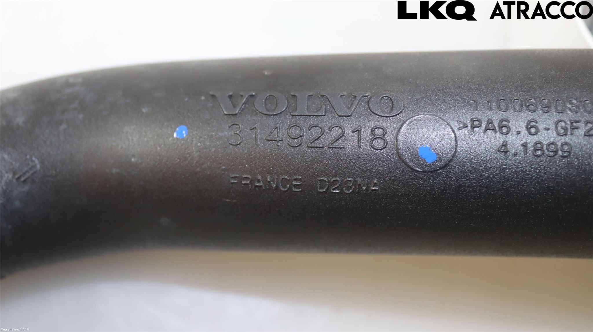 Volvo V90 17->> Intercooler Rør-Slange