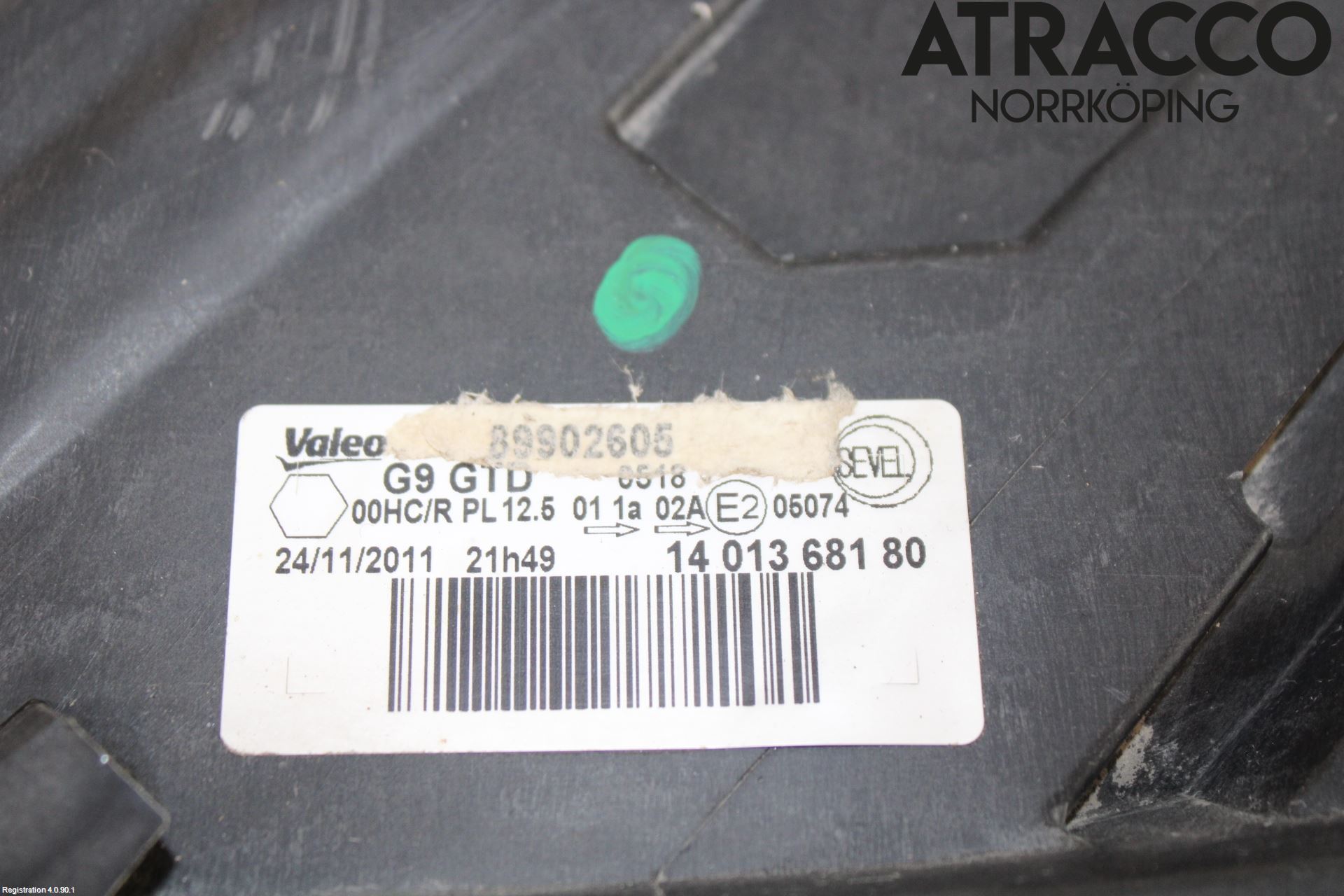 Citroen JUMPY 07-16 Frontlykt Venstre