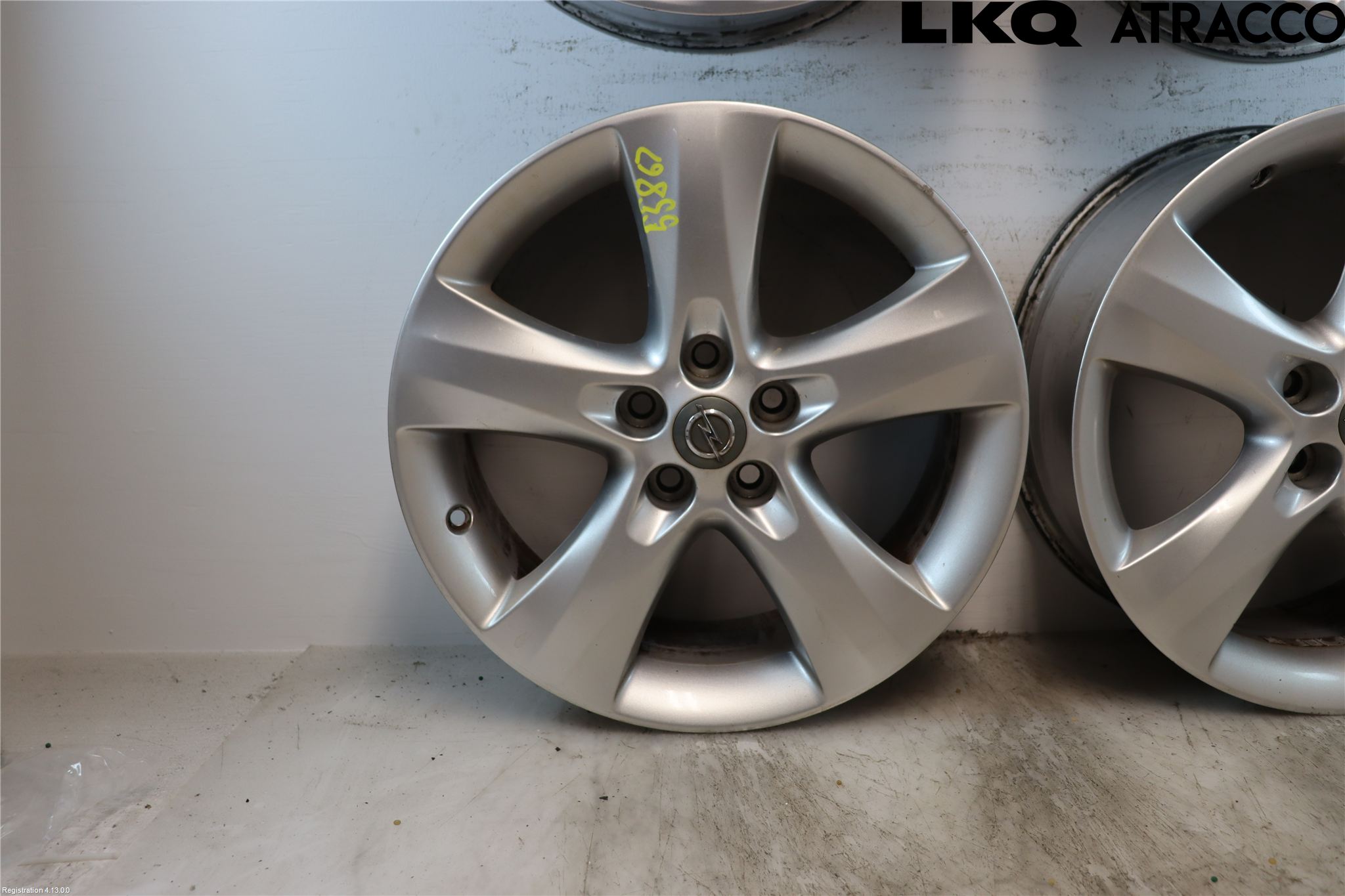 Opel ASTRA J 10-15 Felg Aluminium Sett 4Stk