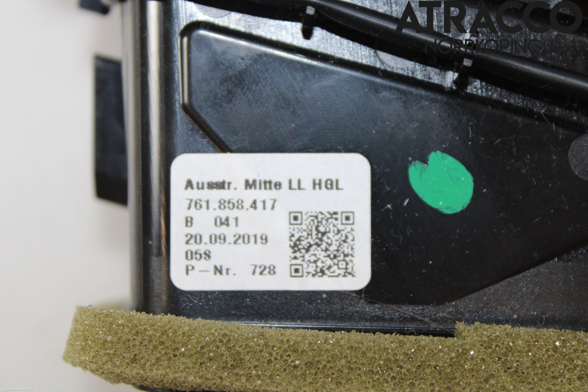 Volkswagen VW TOUAREG CR 18- Dashbord Kanal - Dyse