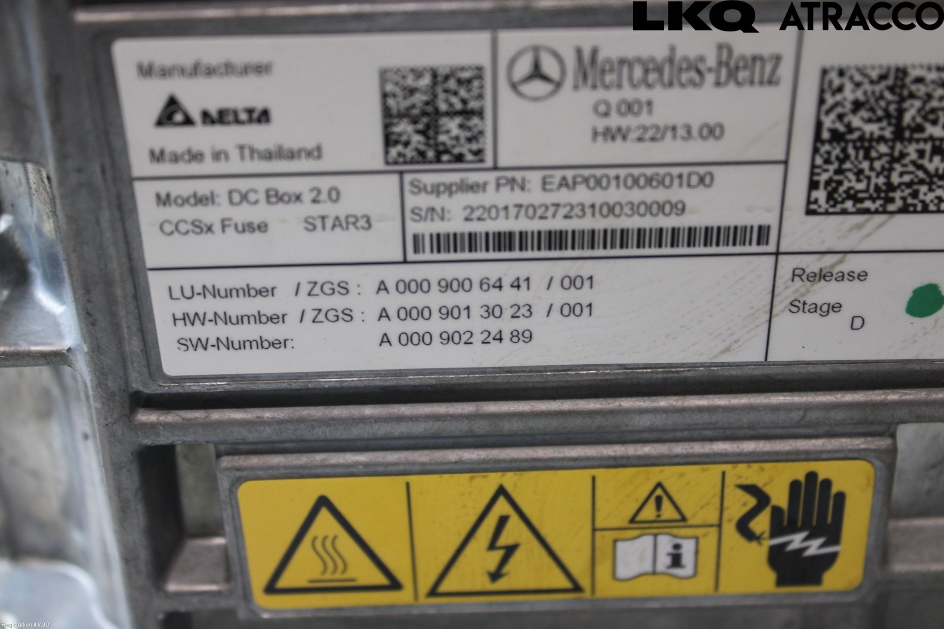 Mercedes-Benz MB EQE (V295) 22- Styrenhet Elmotor
