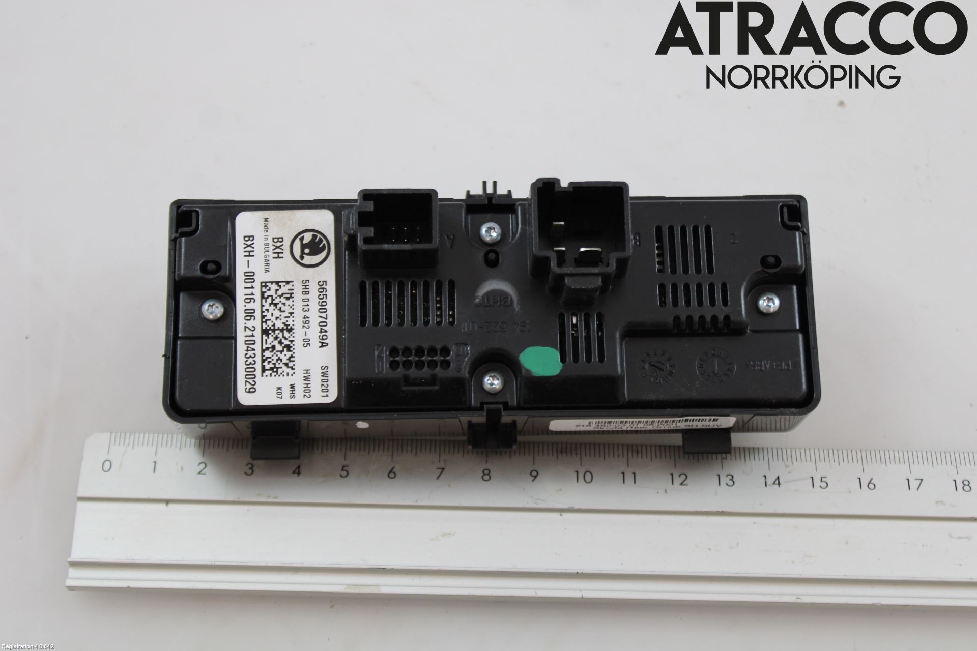 Skoda ENYAQ iV 21- Varmeapparat Panel(Regulering)