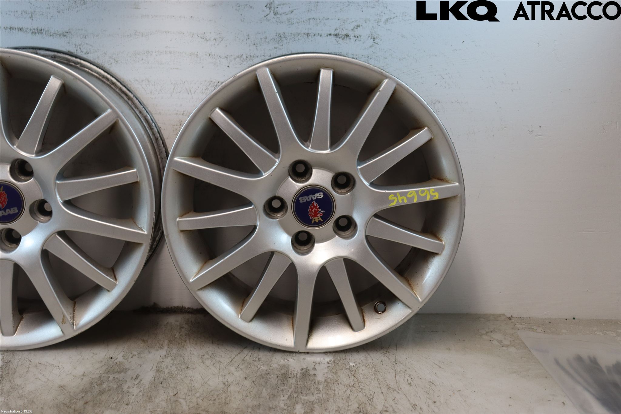 Saab 9-3 VER2/VER3 08-15 Felg Aluminium Sett 4Stk