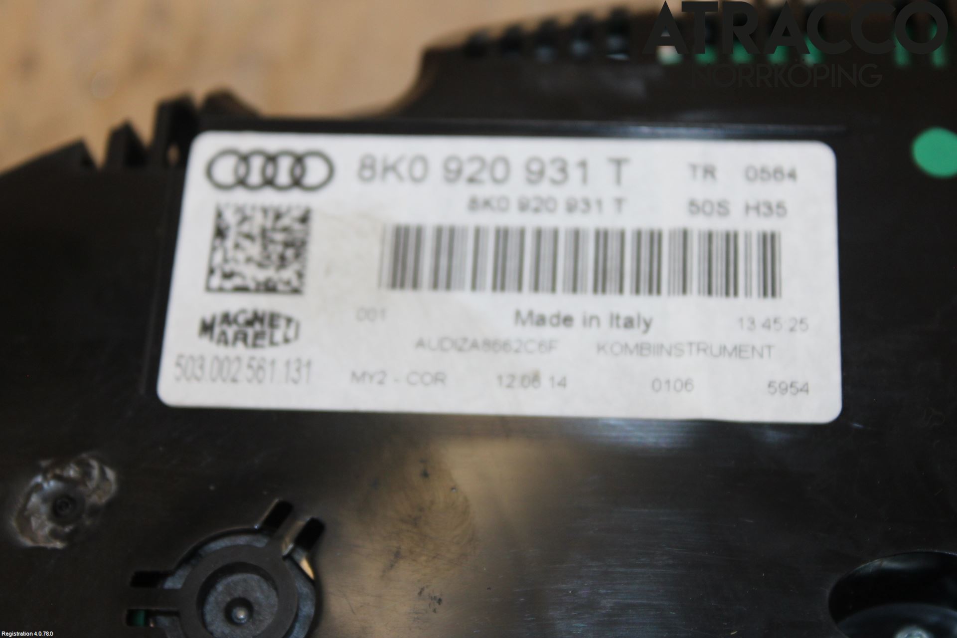 Audi A4 12-15 Instr Kombinert