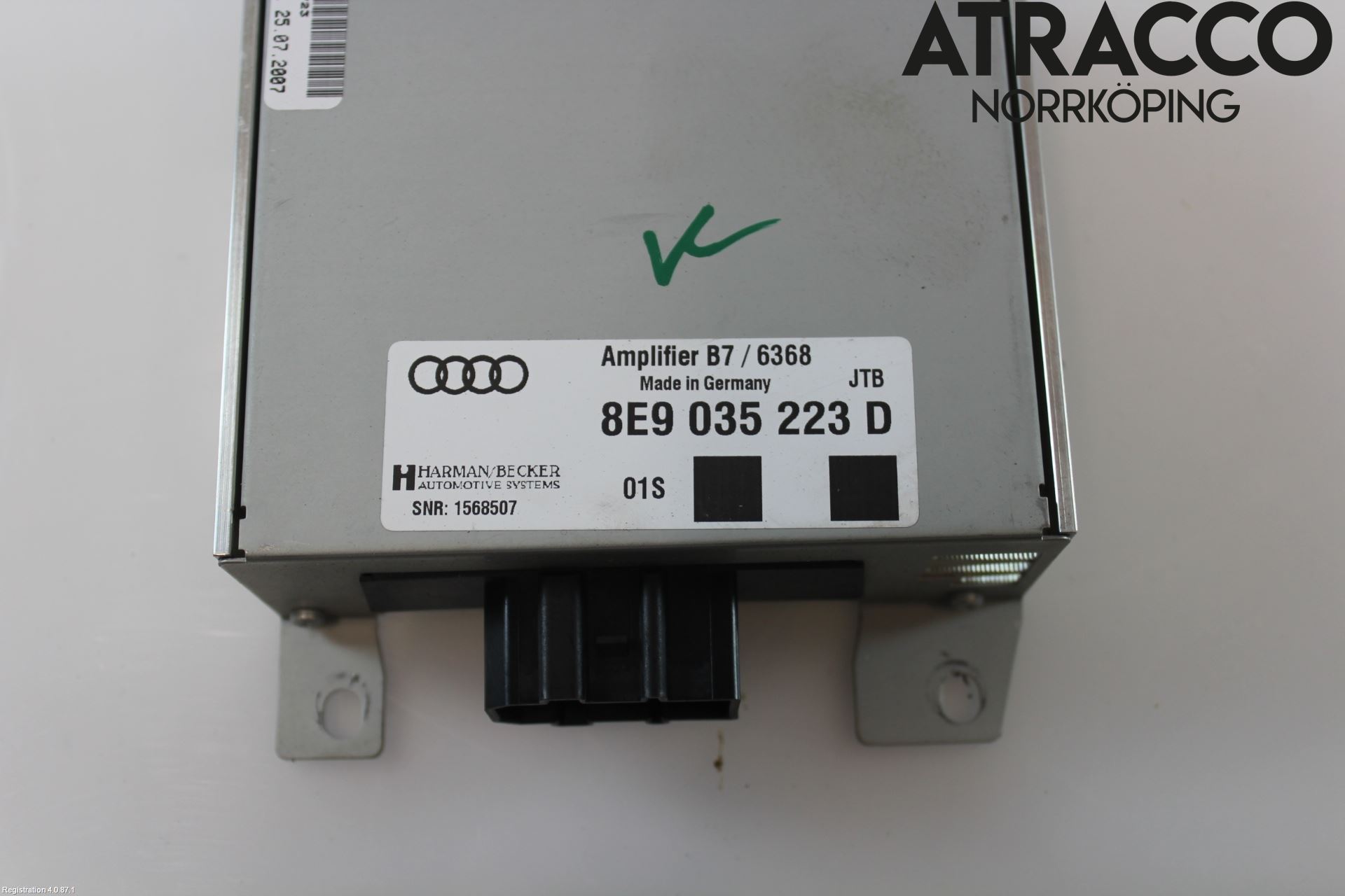 Audi A4/S4 05-07 Stereo Forsterker