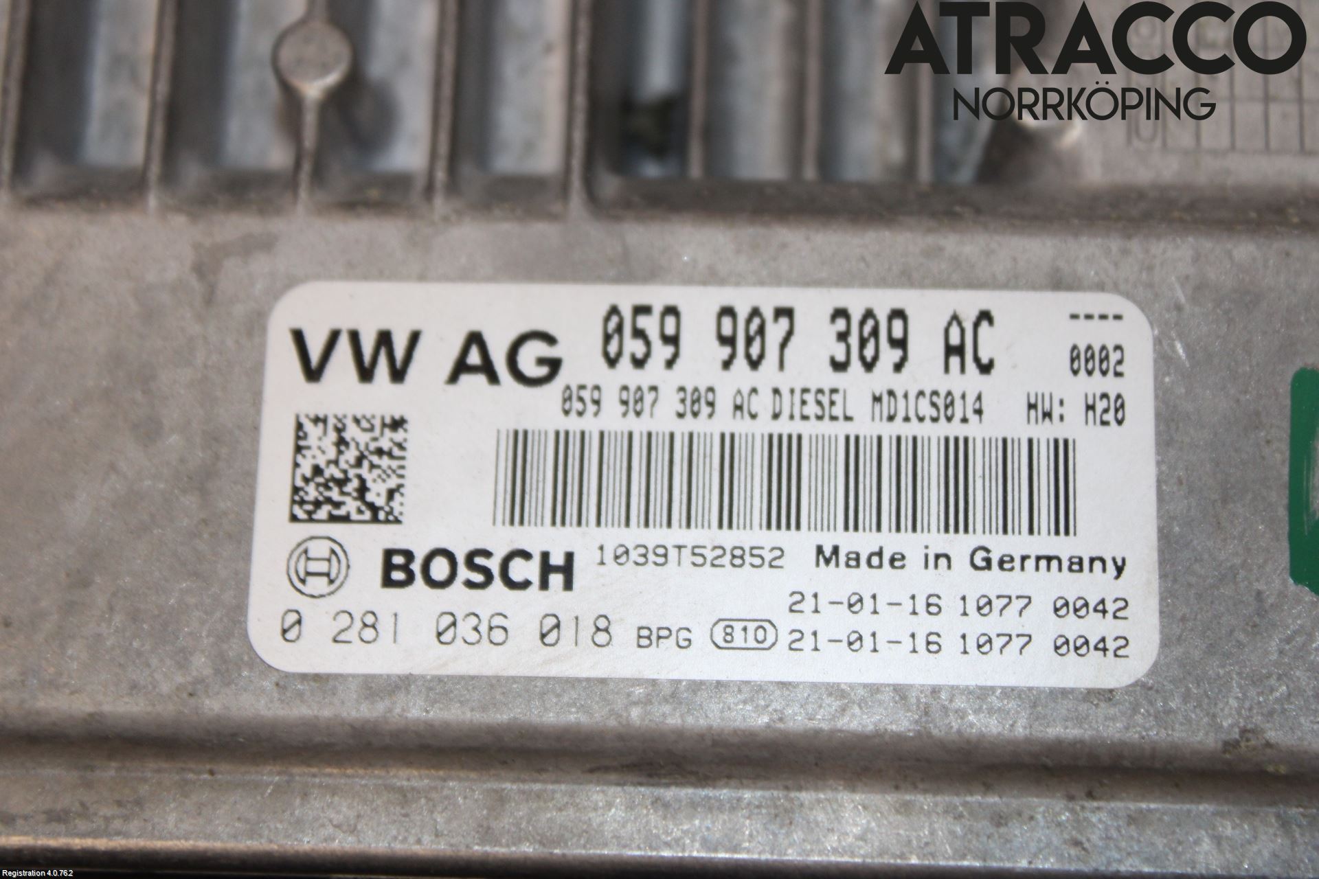 Audi A6 F2/C8 19- Styreenhet Dieselpumpe