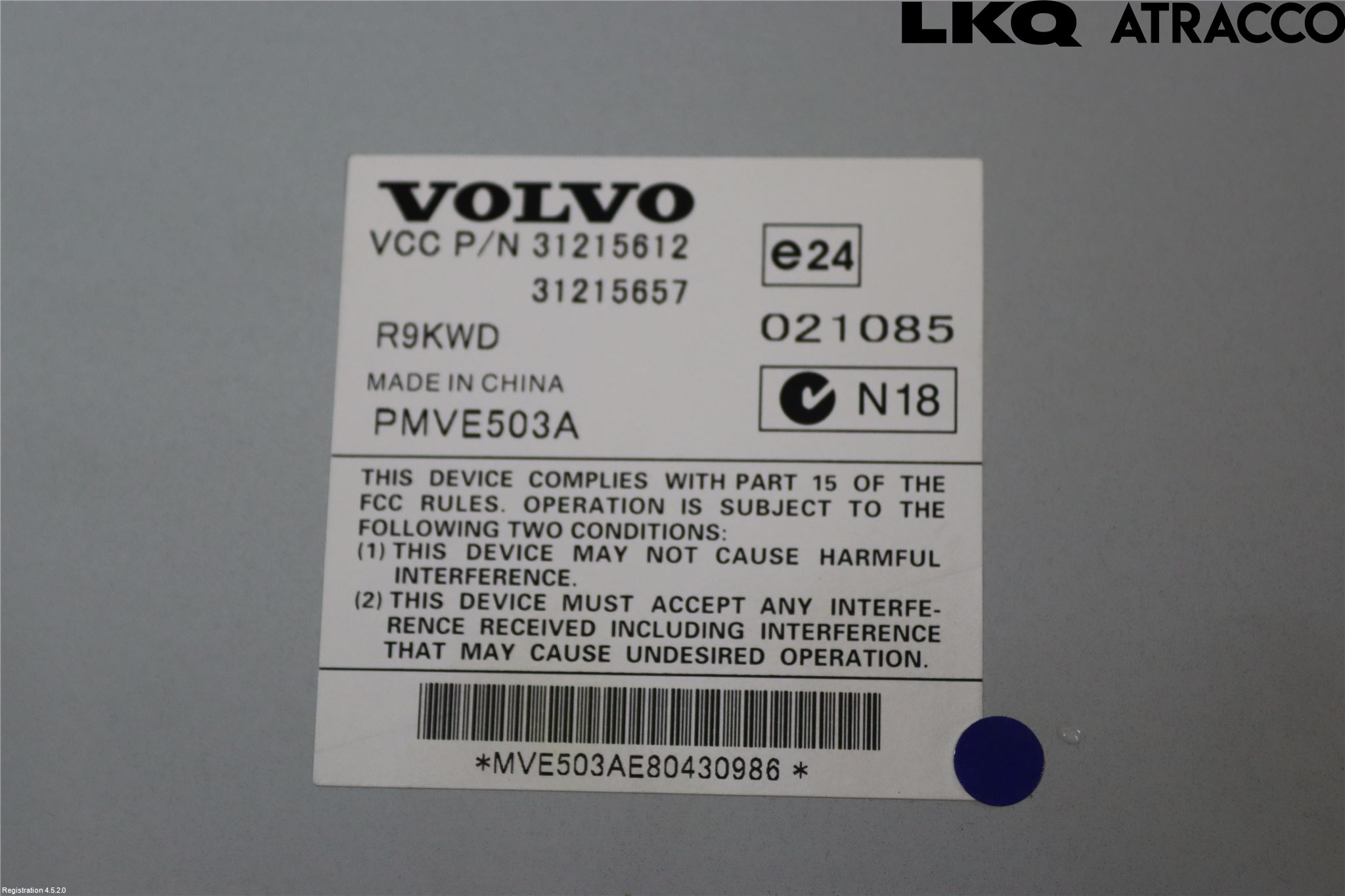 Volvo V70 08-13 Stereo Forsterker