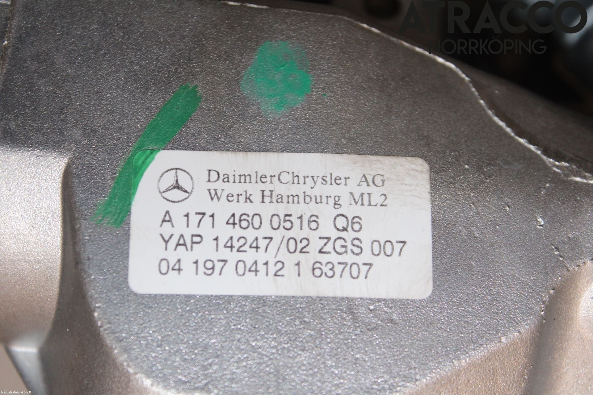 Mercedes-Benz MB SLK 200-350 (R171) 05-11 Rattakselaggregat Justerbart