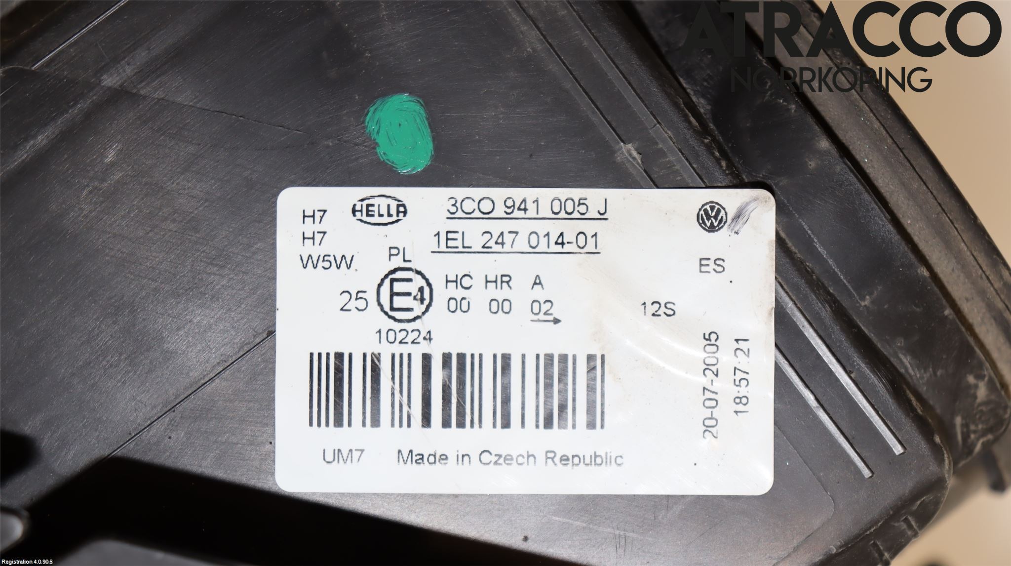 Volkswagen VW PASSAT 05-11 Frontlykt Venstre