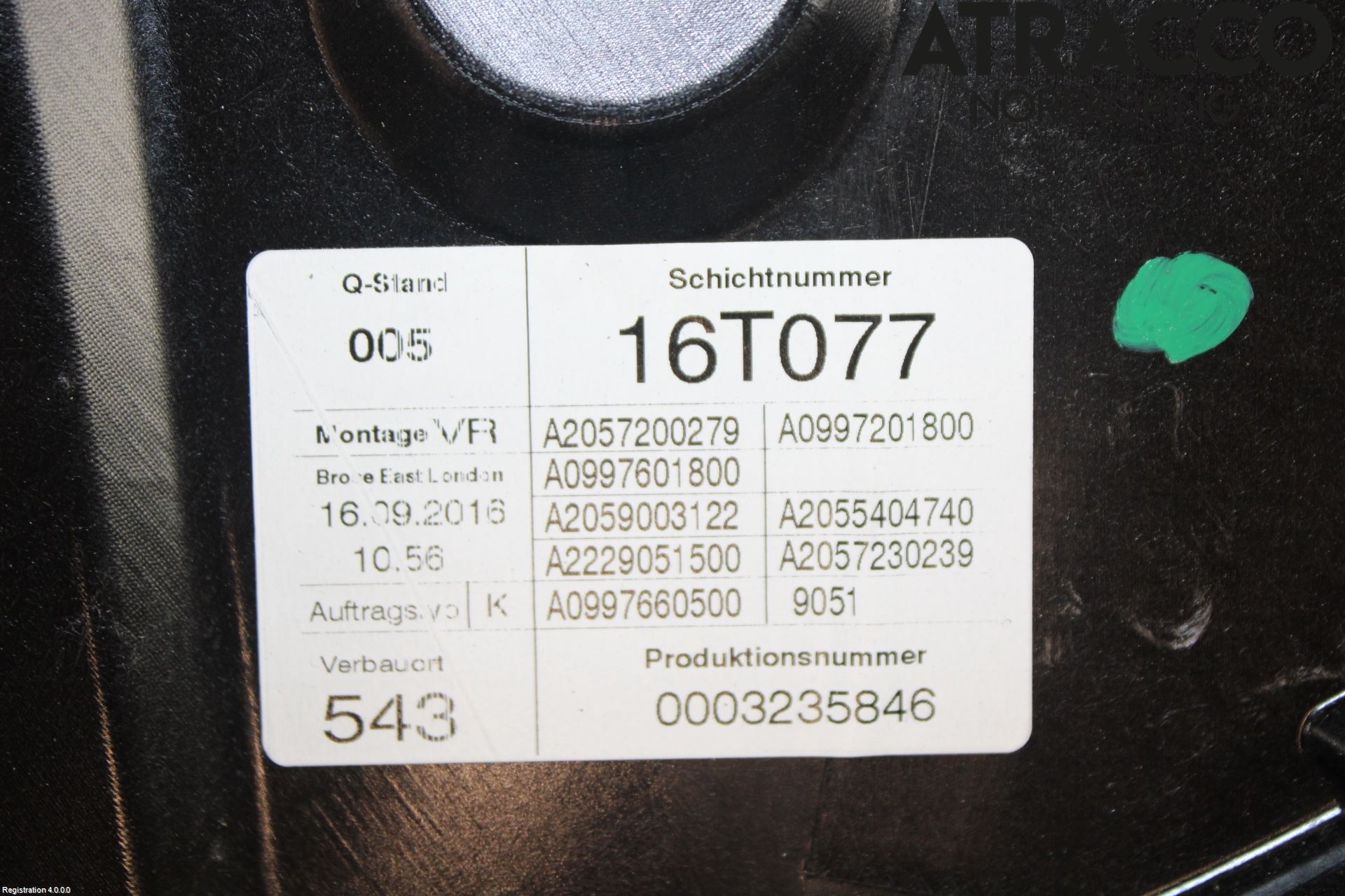 Mercedes-Benz MB C-KLASS (W205) 14-21 Vindusheis El Komp
