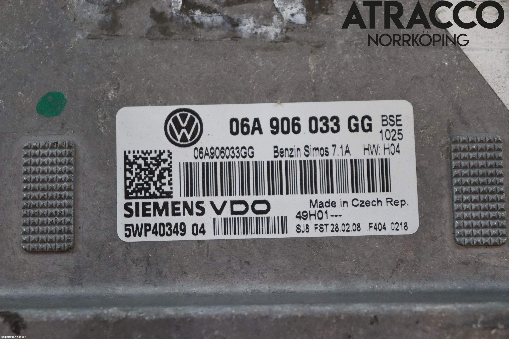 Volkswagen VW GOLF V 04-09 Styreenhet Innsprøytning