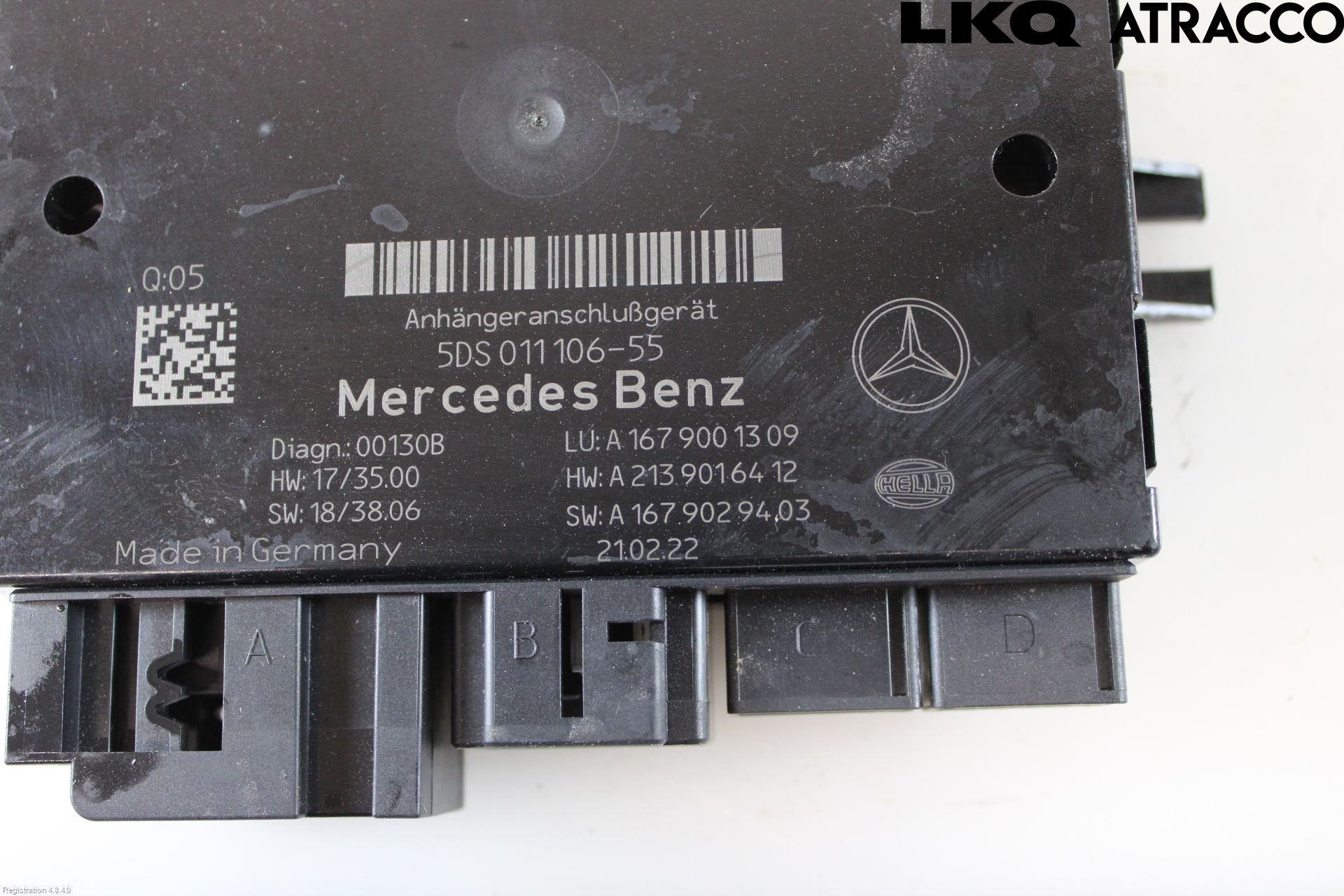 Mercedes-Benz MB GLC-KLASS (X253/C253) 15-22 Styreenhet Tilhengerfeste