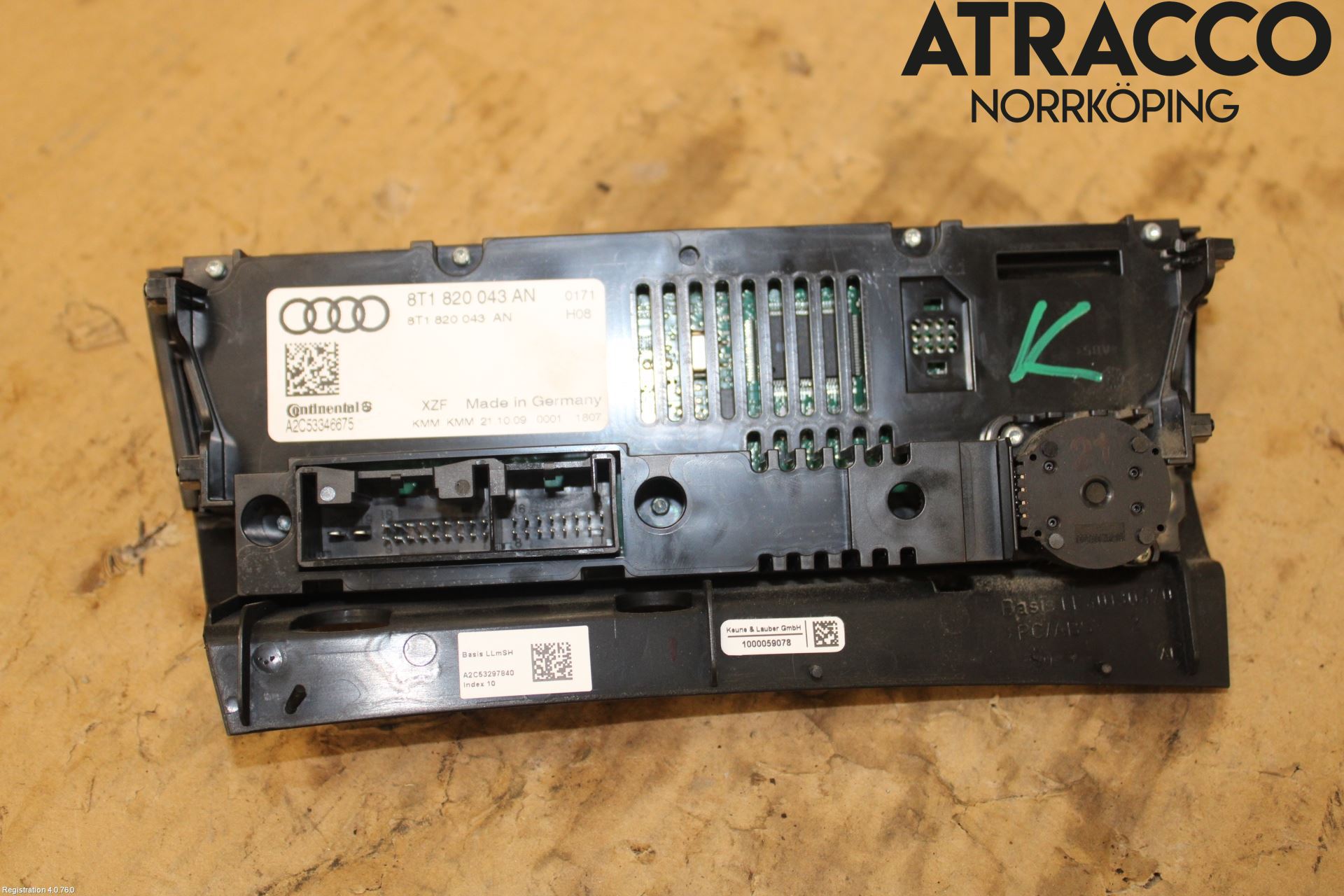 Audi A4/S4 08-11 Varmeapparat Panel(Regulering)
