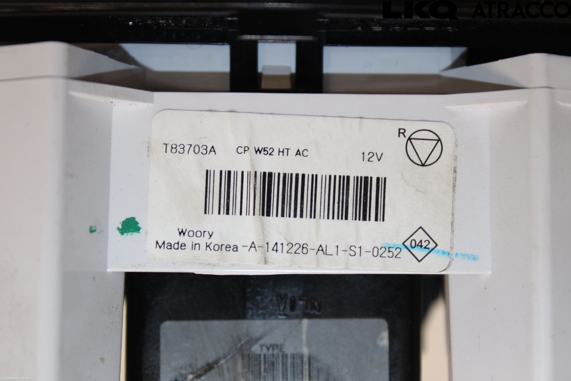 Dacia LOGAN MCV/STEPWAY Varmeapparat Panel(Regulering)