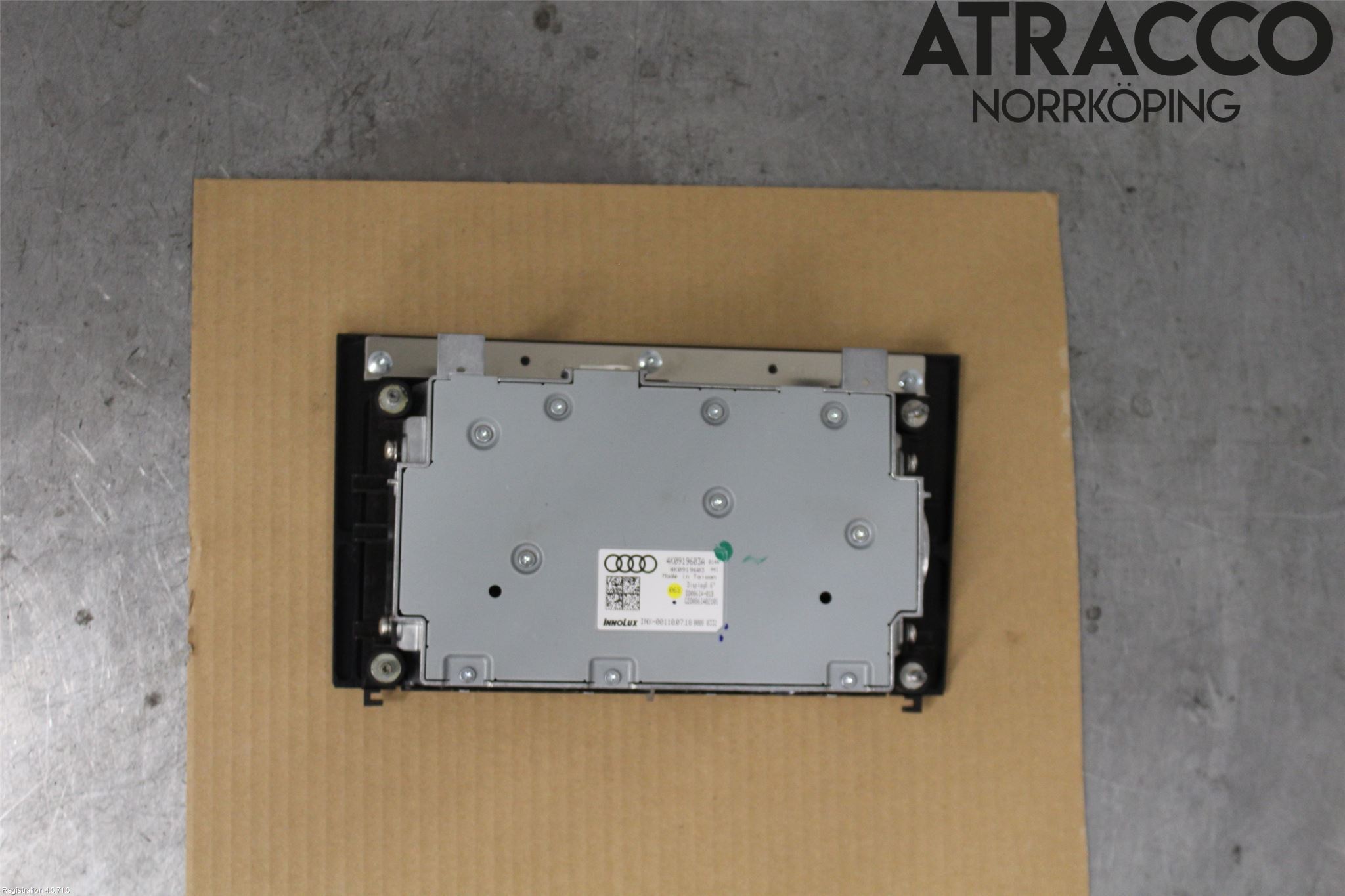 Audi A6 F2/C8 19- Instr Skjerm Dvd-Gps-Ac-Tlf