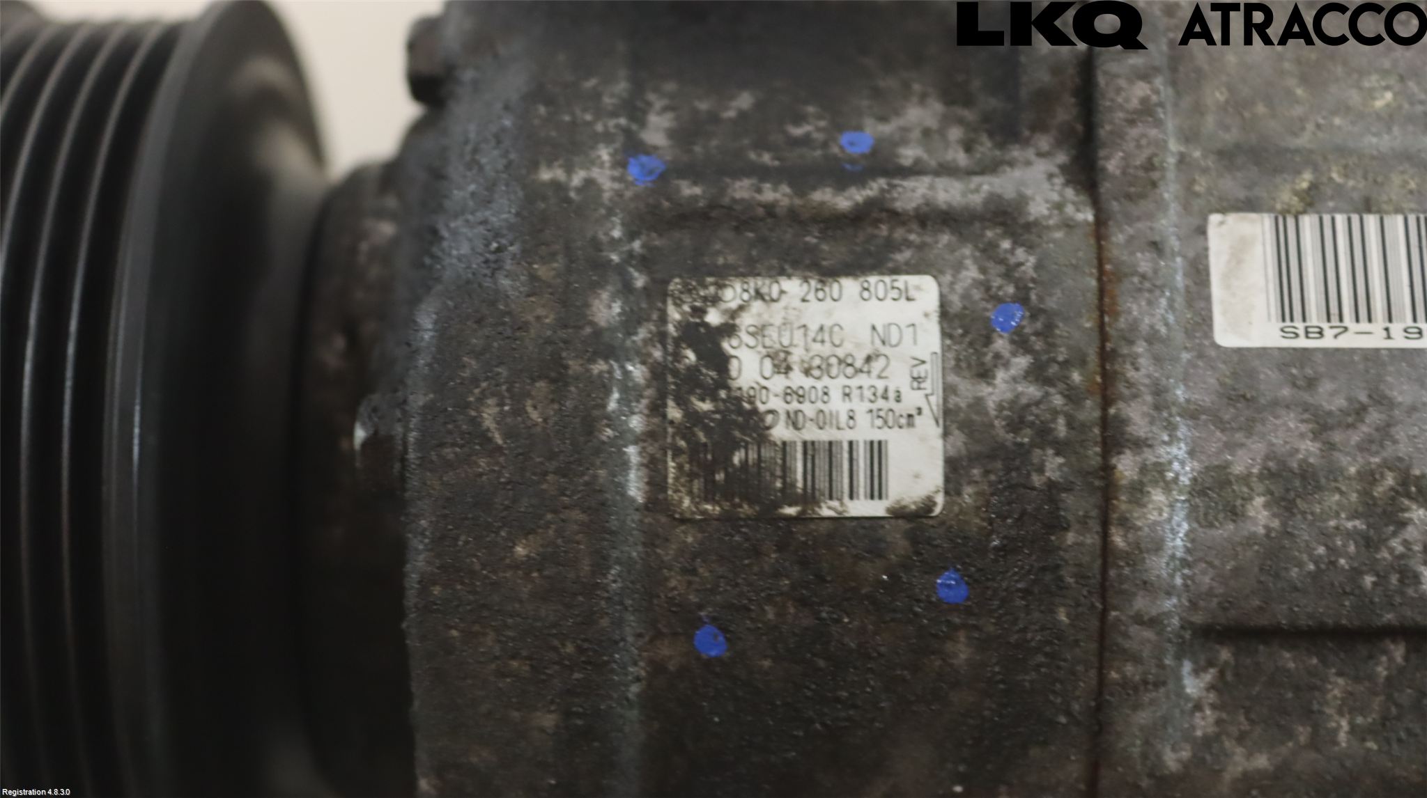 Audi A4/S4 08-11 Varme Ac Kompressor