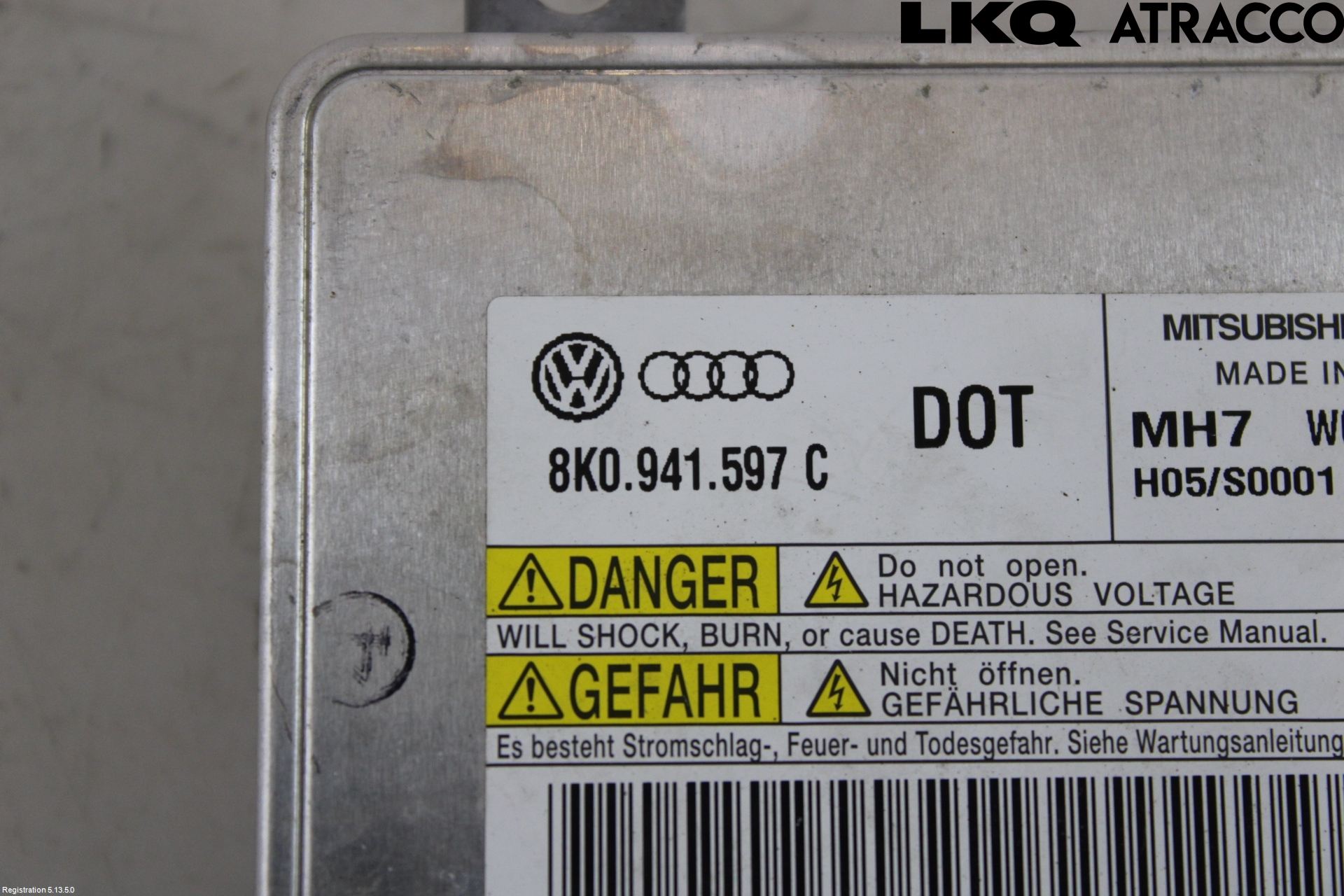 Volkswagen VW TOURAN 10-15 Styreenhet Xenon
