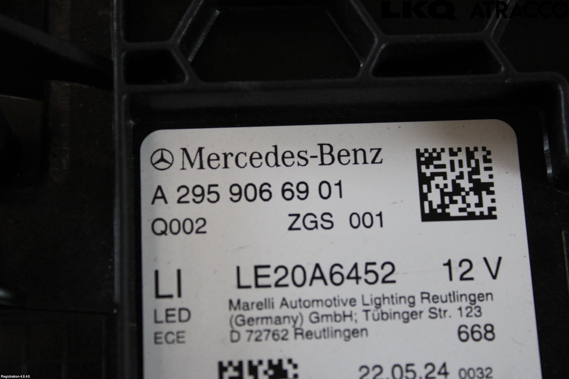 Mercedes-Benz MB EQE (V295) 22- Frontlykt Venstre