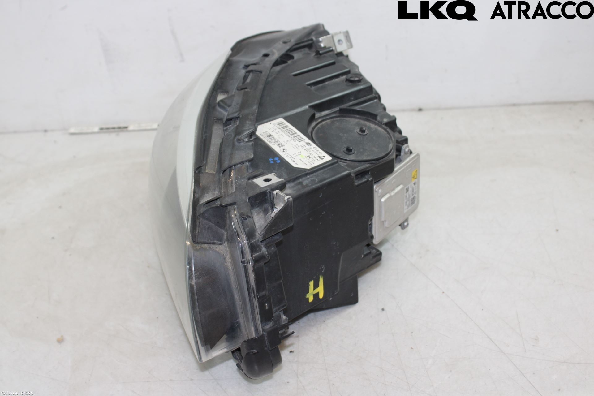 BMW 5 F10/F11/F18 09-17 Frontlykt Høyre