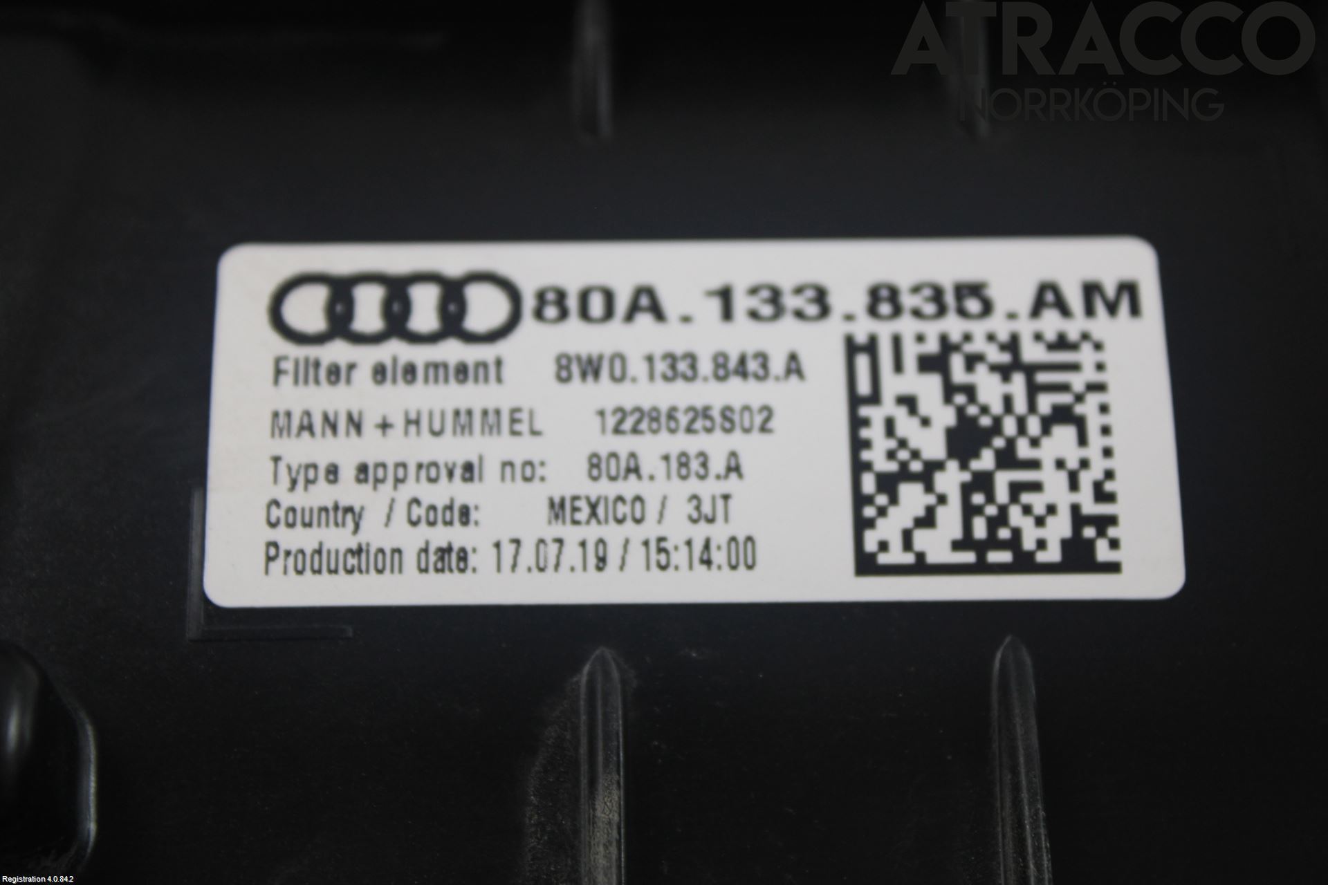 Audi Q5/SQ5 17- Luftfilter Boks