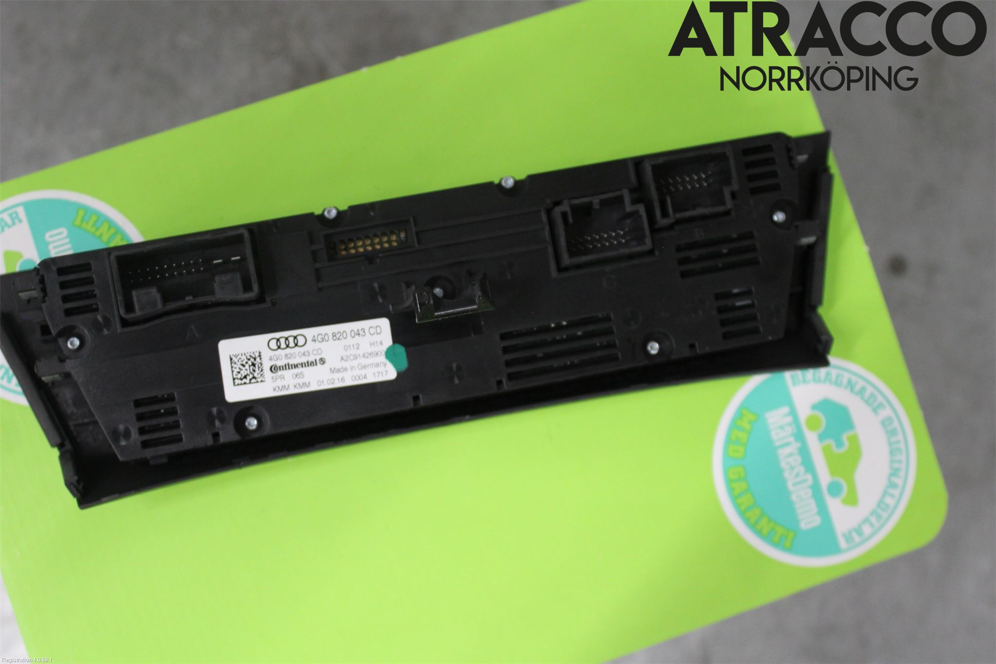 Audi A6 ALLROAD 12-18 Varmeapparat Panel(Regulering)