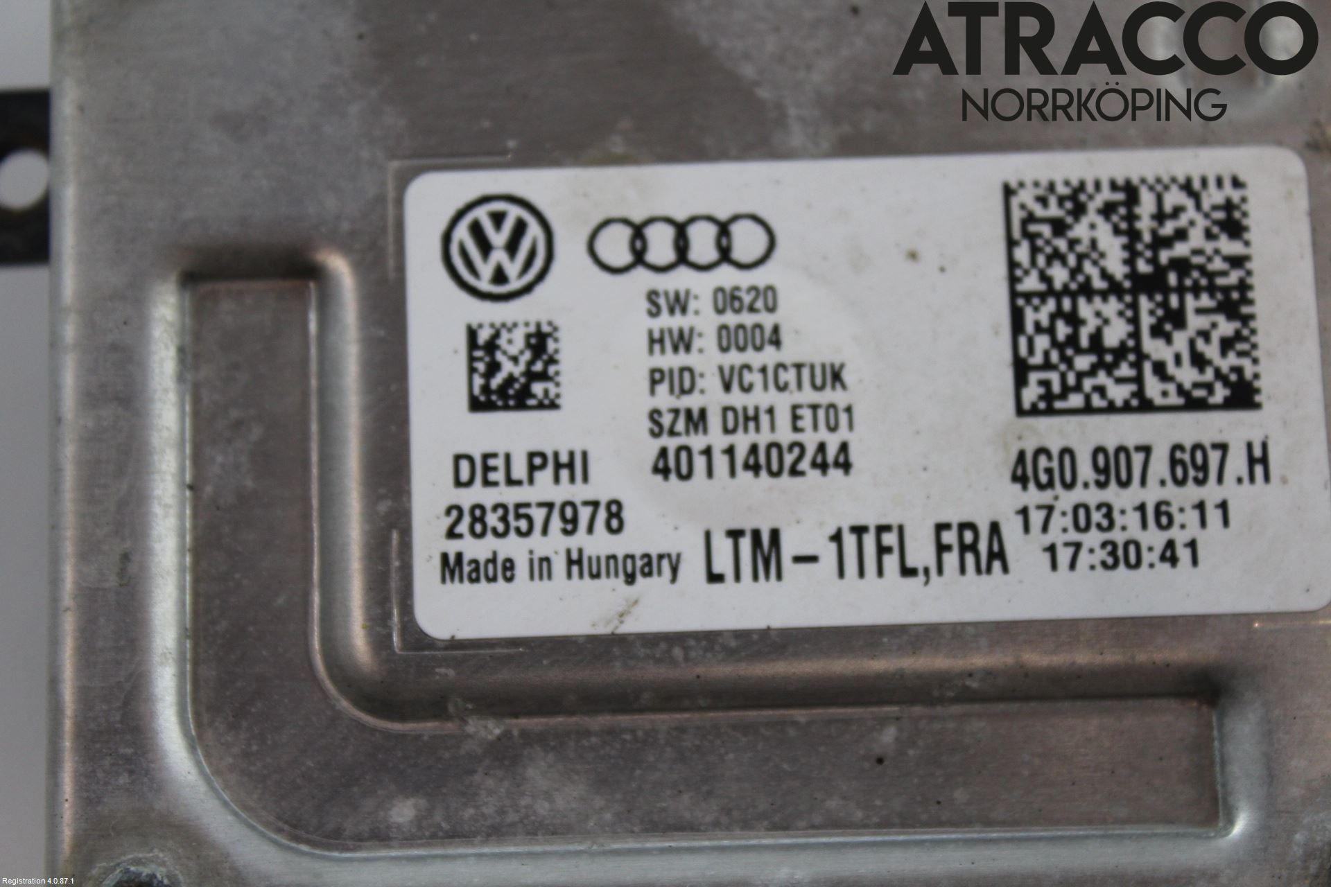 Volkswagen VW PASSAT 15-19 Styreenhet Xenon