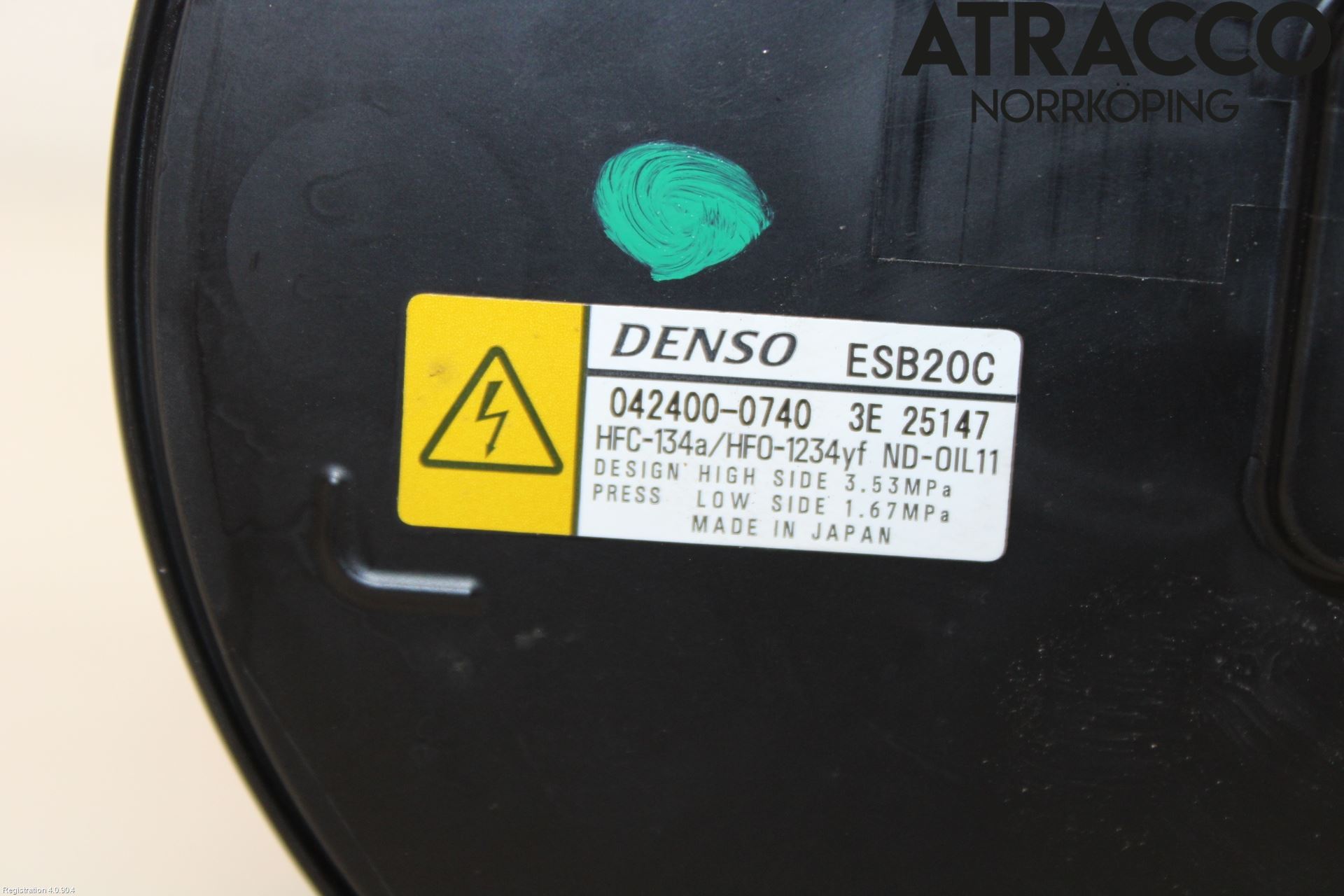 Toyota YARIS XP21 20- Varme Ac Kompressor