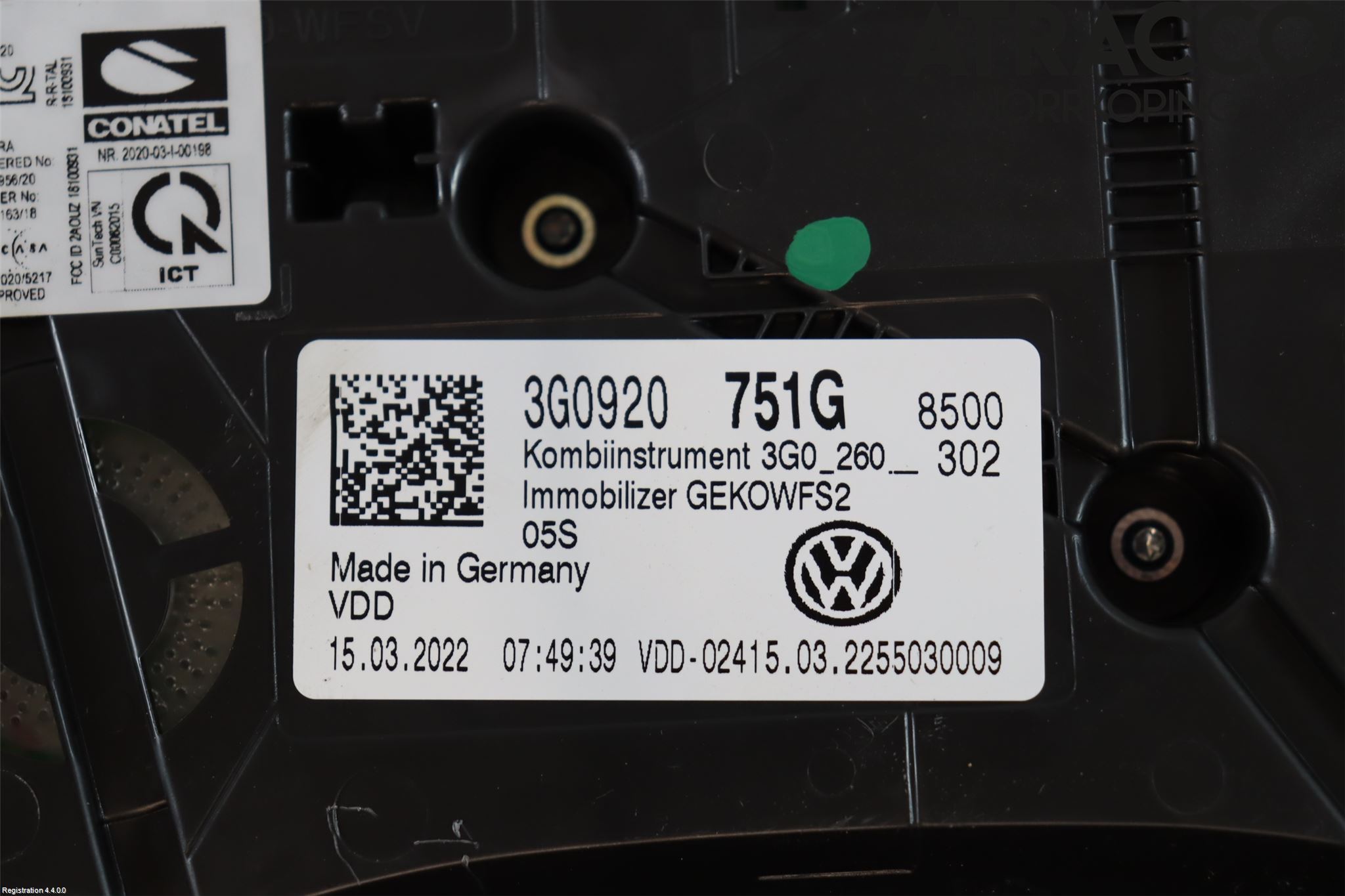 Volkswagen VW PASSAT 20-24 Instr Kombinert