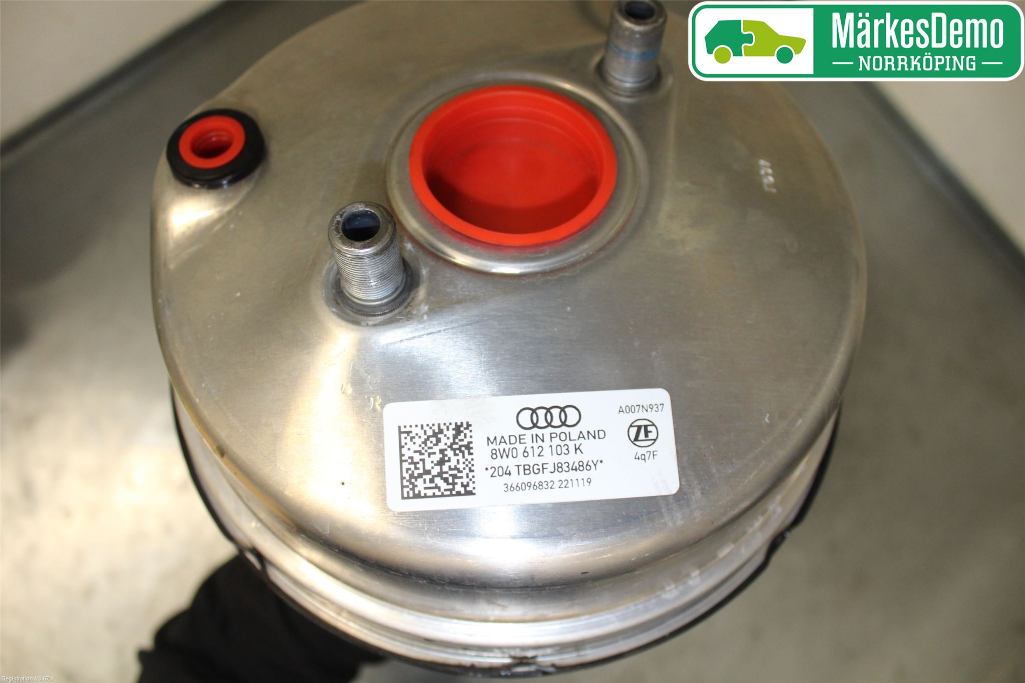 Audi A4/S4 B9 20- Bremseservo