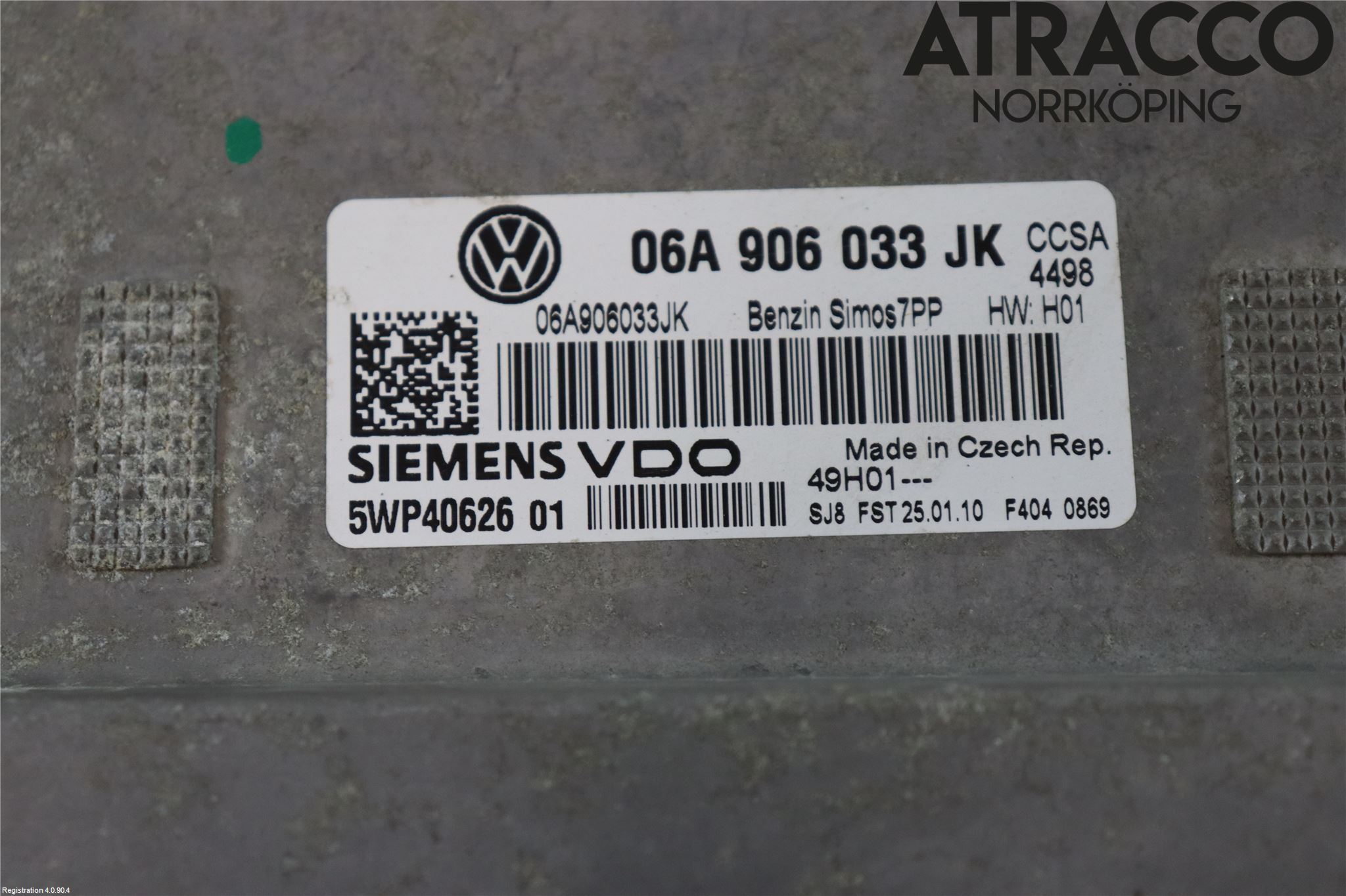 Volkswagen VW GOLF VI 09-13 Styreenhet Innsprøytning