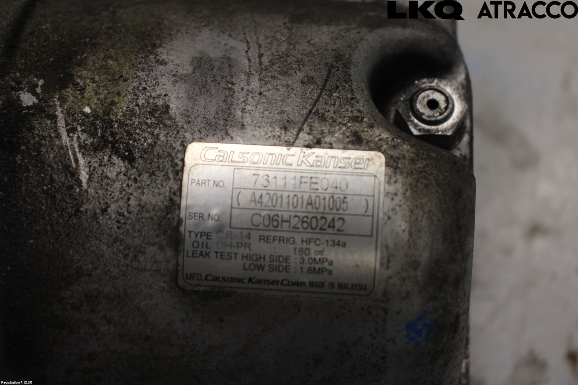 Subaru IMPREZA II  06-07 Varme Ac Kompressor