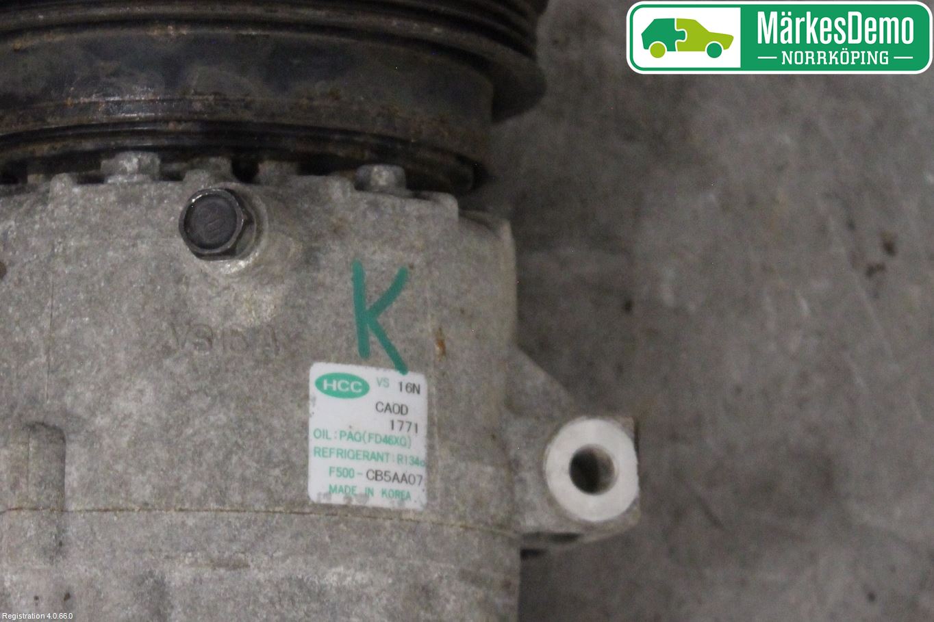 Hyundai ACCENT 06-11 Varme Ac Kompressor