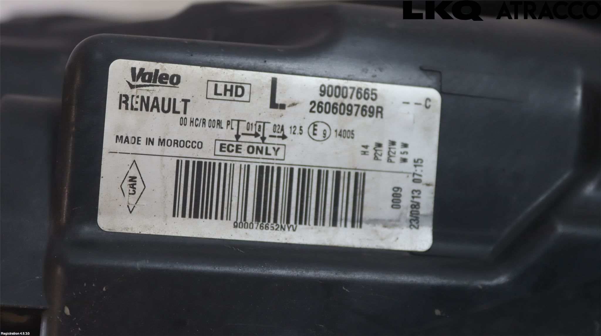 Dacia LODGY 12-18 Frontlykt Venstre