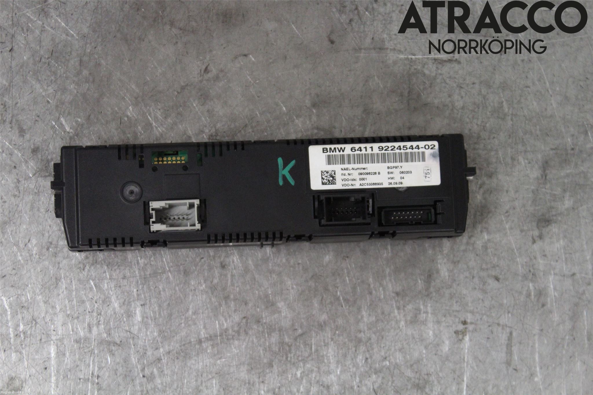 BMW 1 E87/81 5D/3D 03-11 Varmeapparat Panel(Regulering)