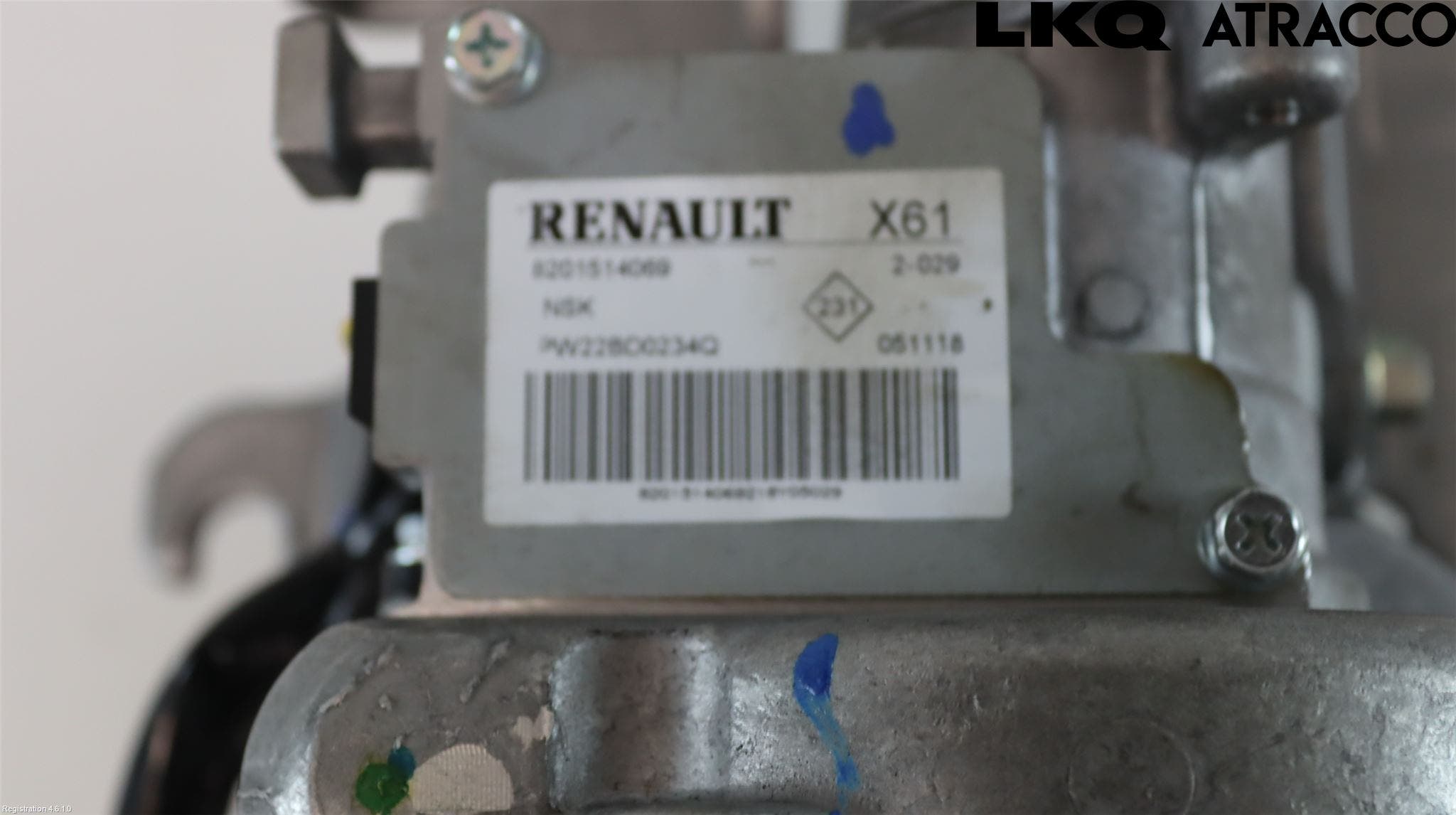 Renault KANGOO II 15-21 Rattakselaggregat Innebygd Servo