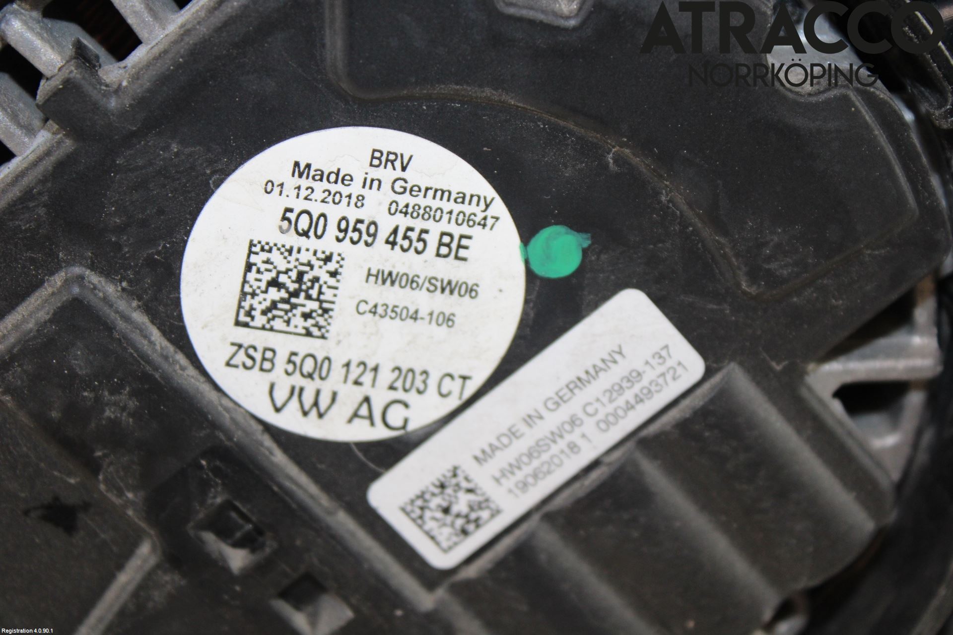 Volkswagen VW GOLF / E-GOLF VII 13-20 Kjølevifte Elektrisk