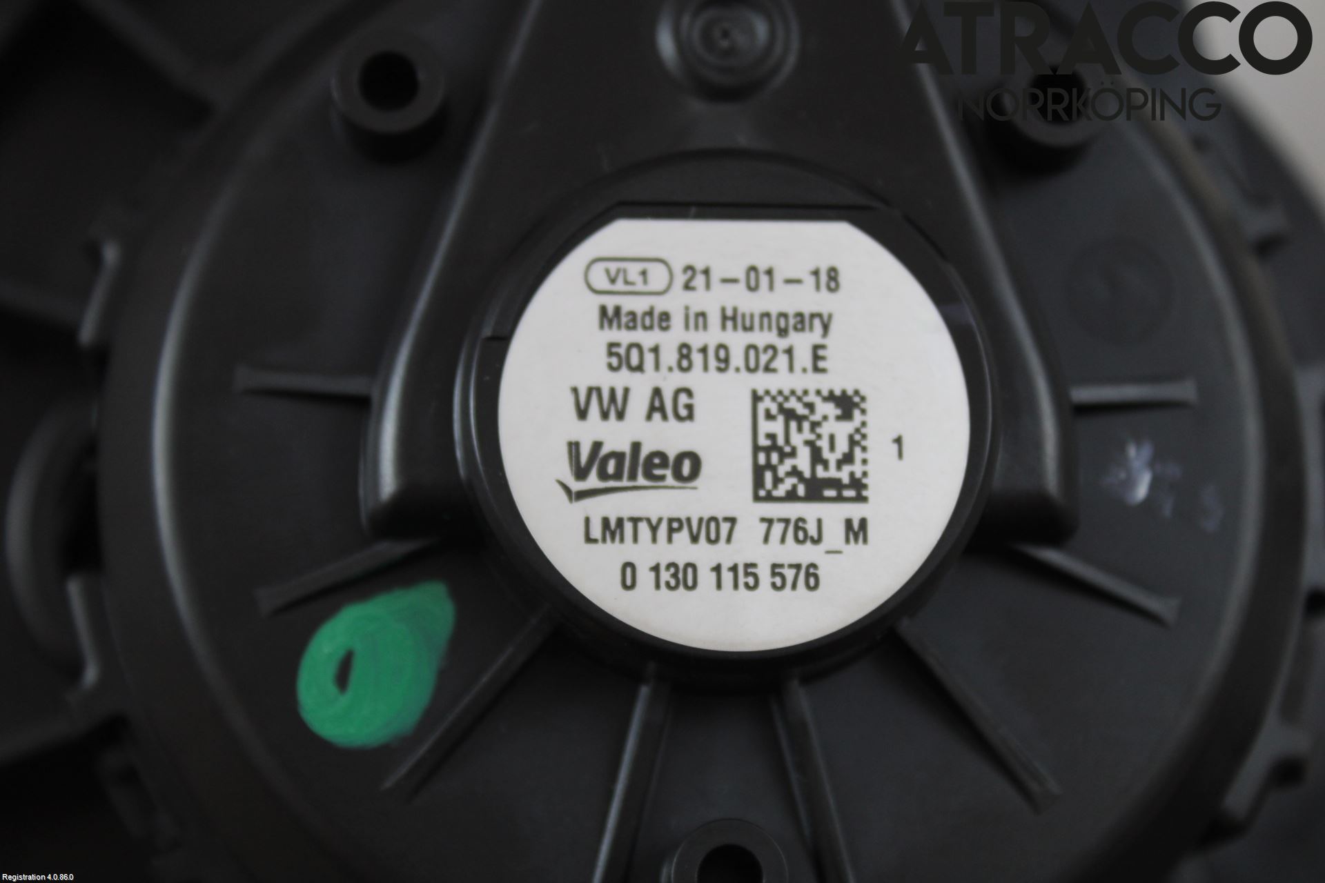 Audi Q3 F3 19- Varmeapparat Viftemotor