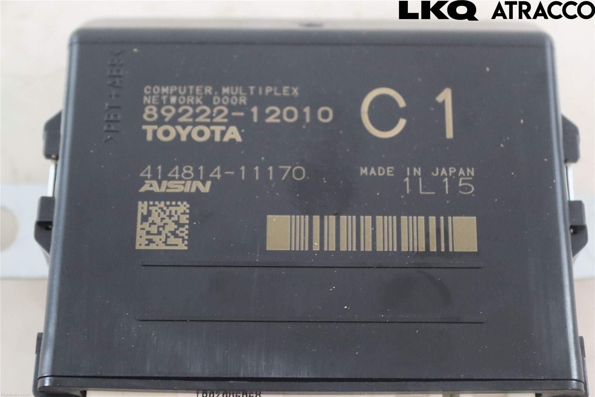 Toyota COROLLA 19- Styreenhet Bakluke