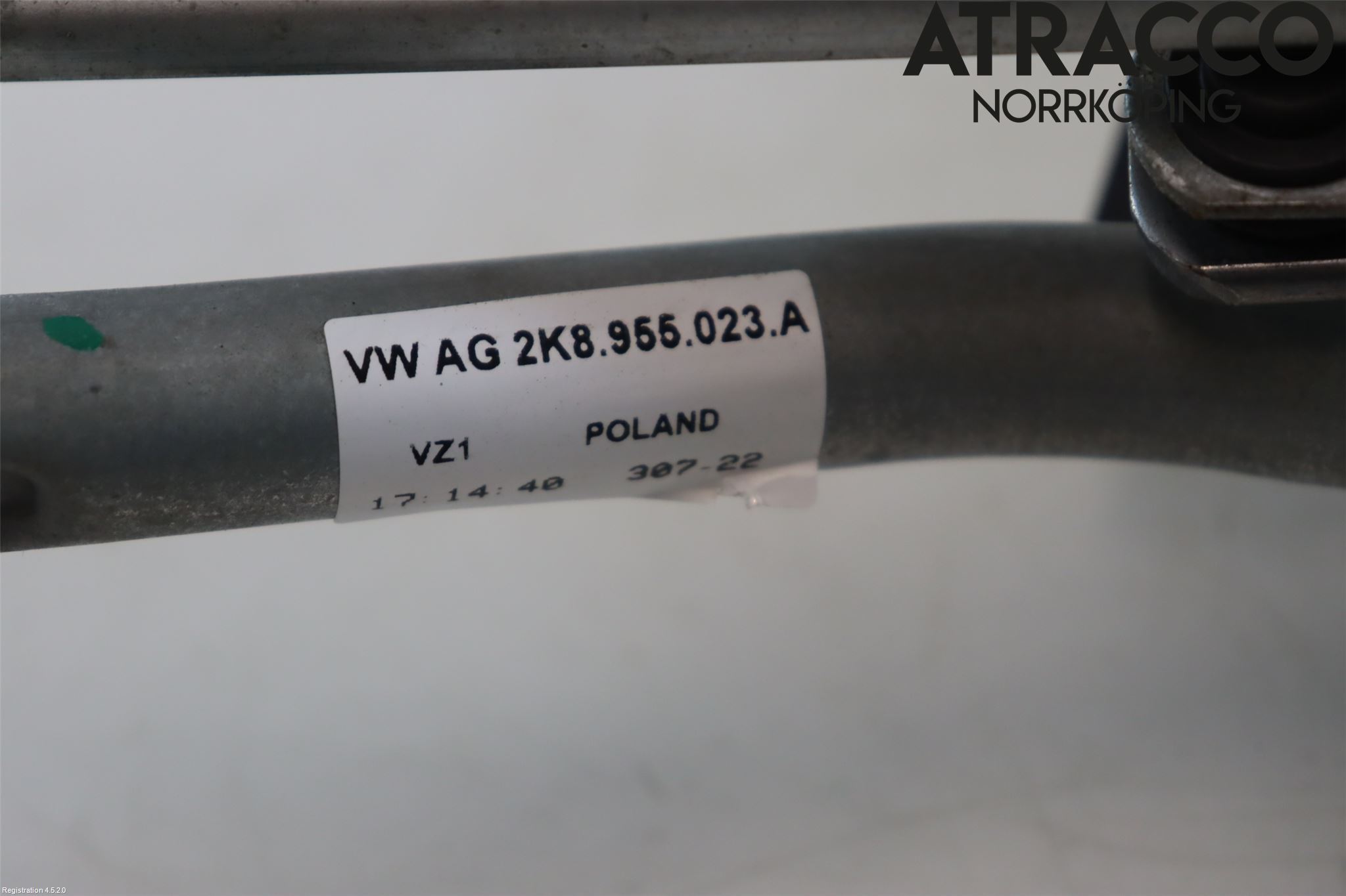 Volkswagen VW CADDY 21- Viskeroverføring Frontrute