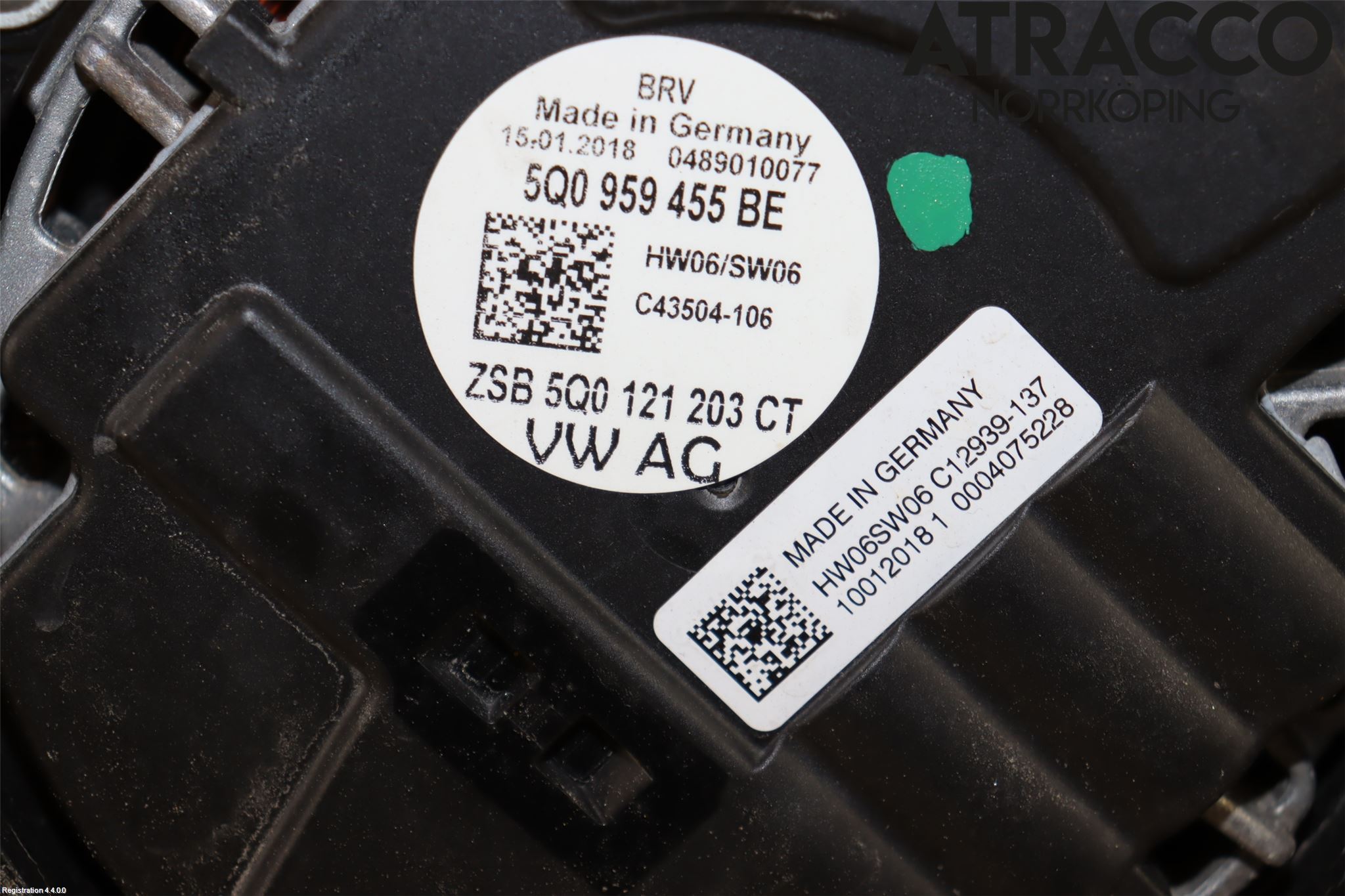 Volkswagen VW GOLF / E-GOLF VII 13-20 Kjølevifte Elektrisk