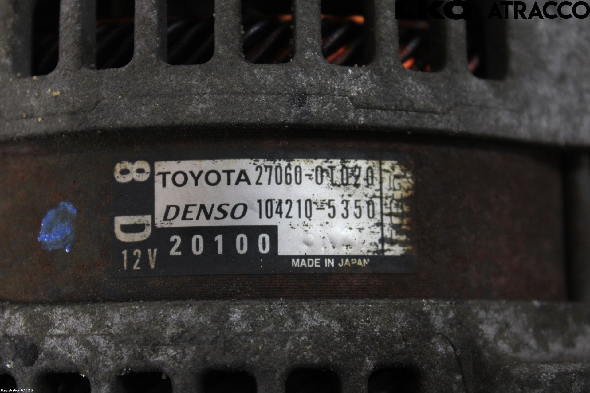 Toyota AURIS 07-09 Dynamo