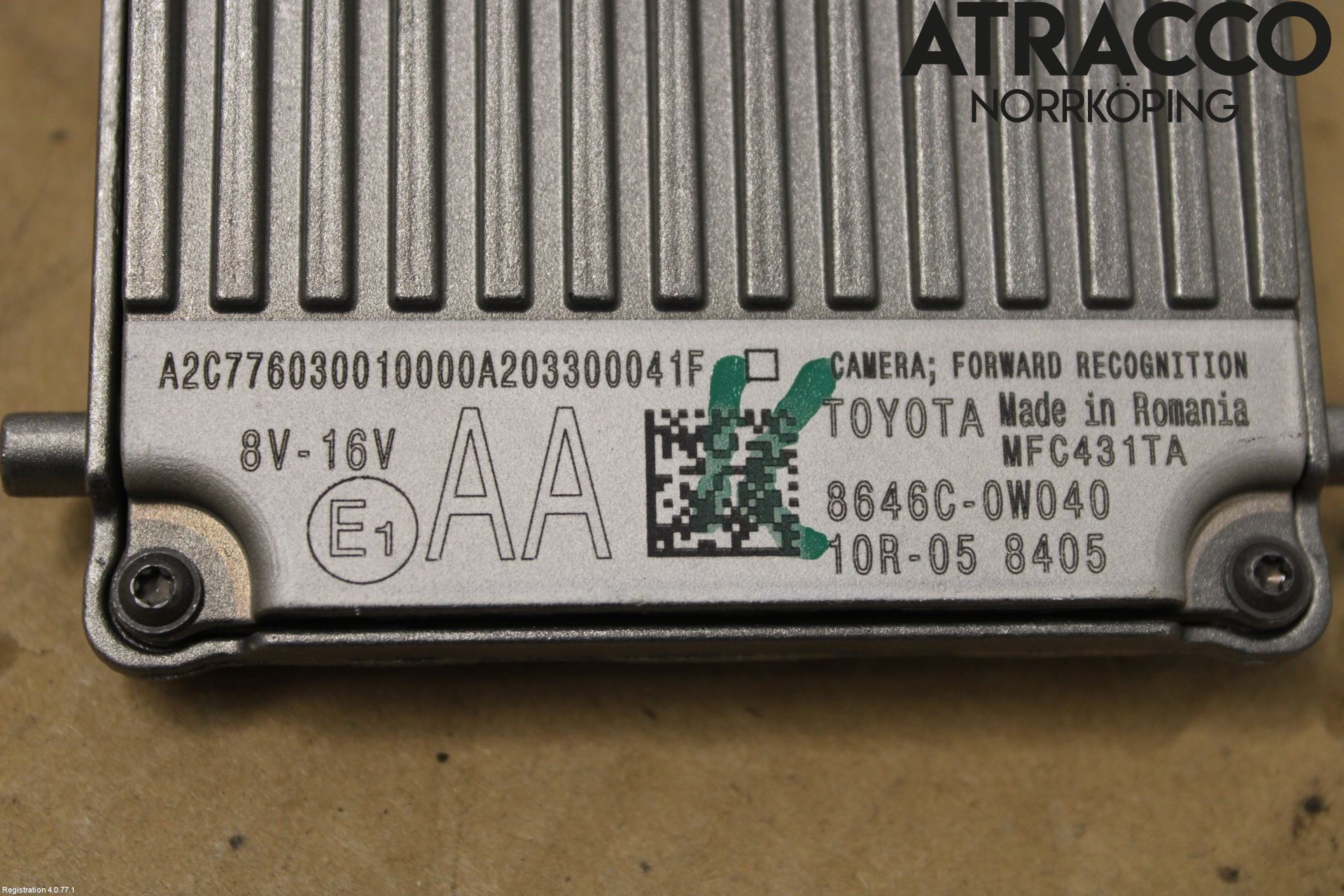 Toyota YARIS XP21 20- Sensor Kollisjonsbeskyttelse