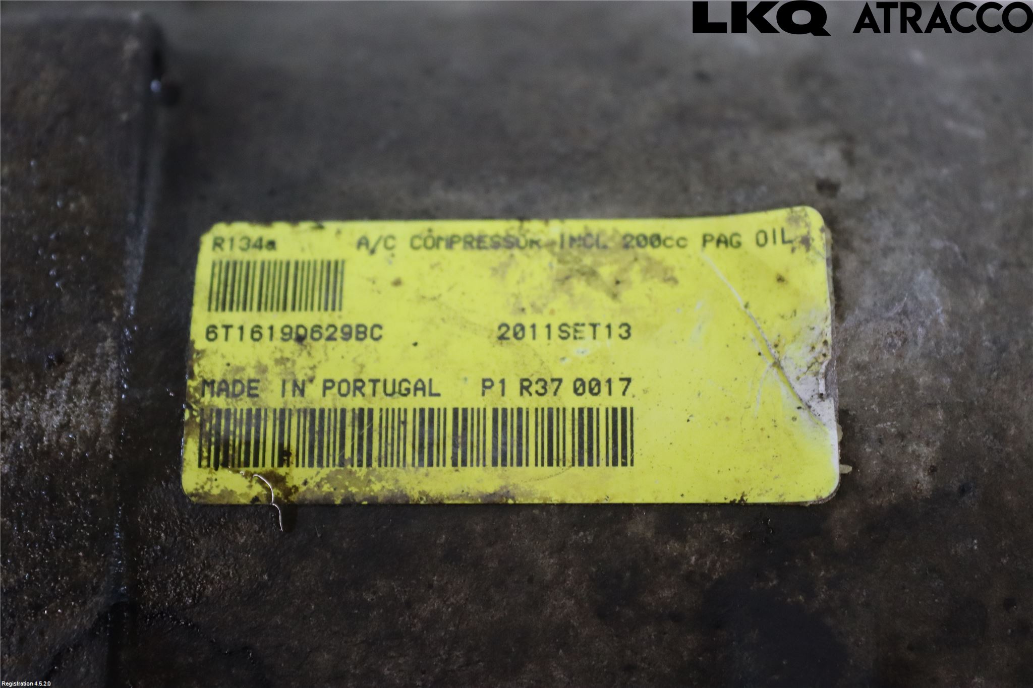 Ford TRANSIT CONNECT 09-13 Varme Ac Kompressor
