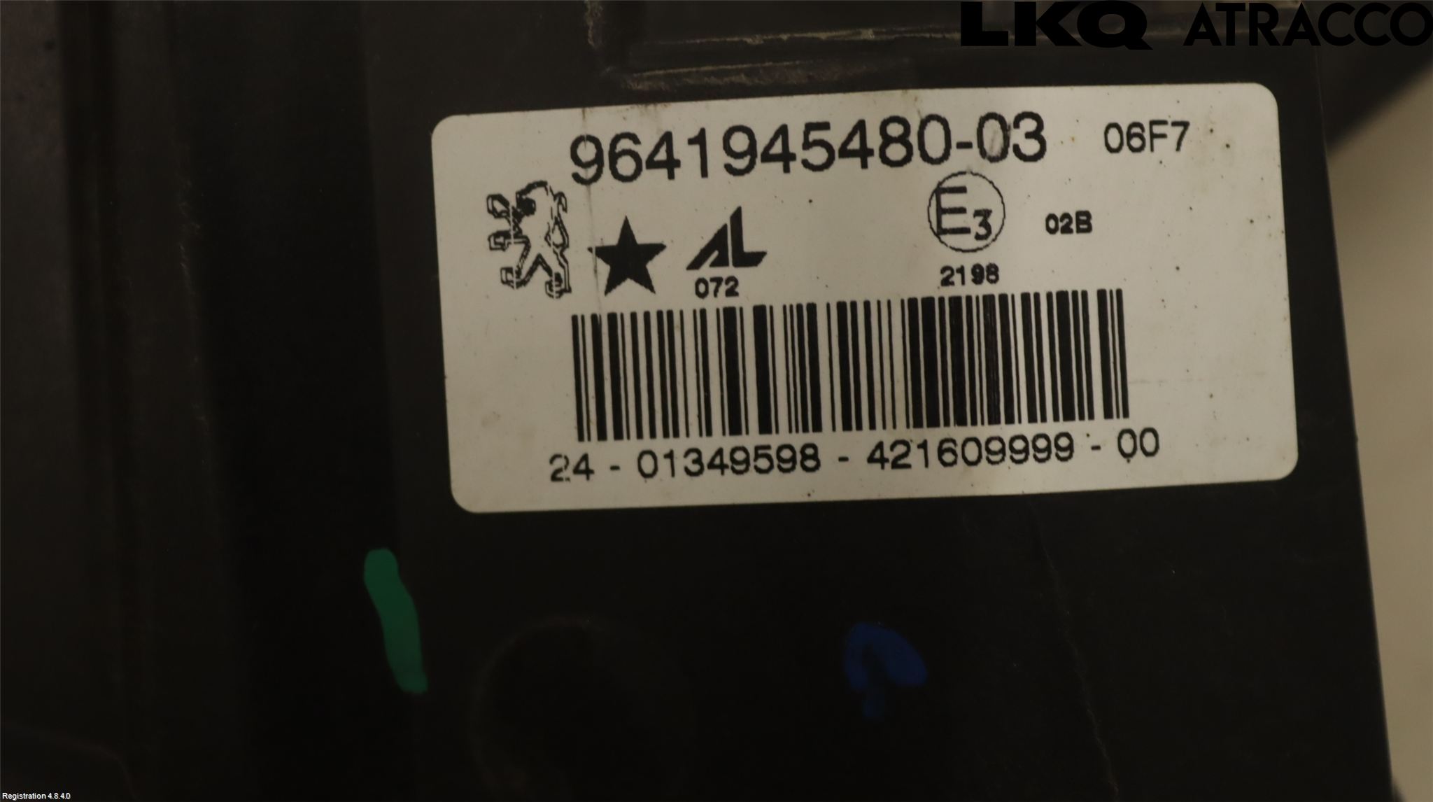 Peugeot 407 Frontlykt-Kurve-Tåkelys