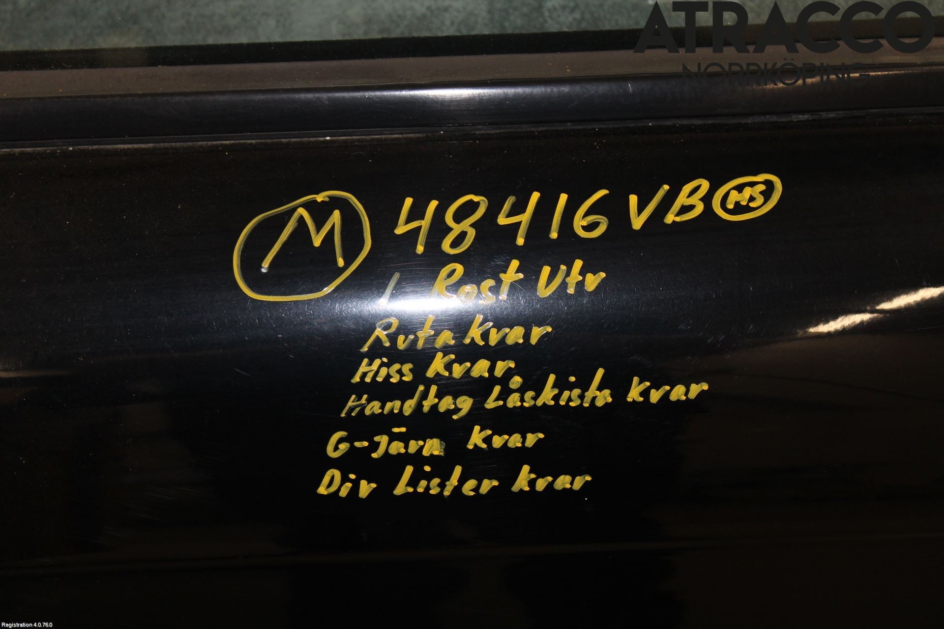 Jaguar XJ X300        95-97 Dør 4D Bak Venstre