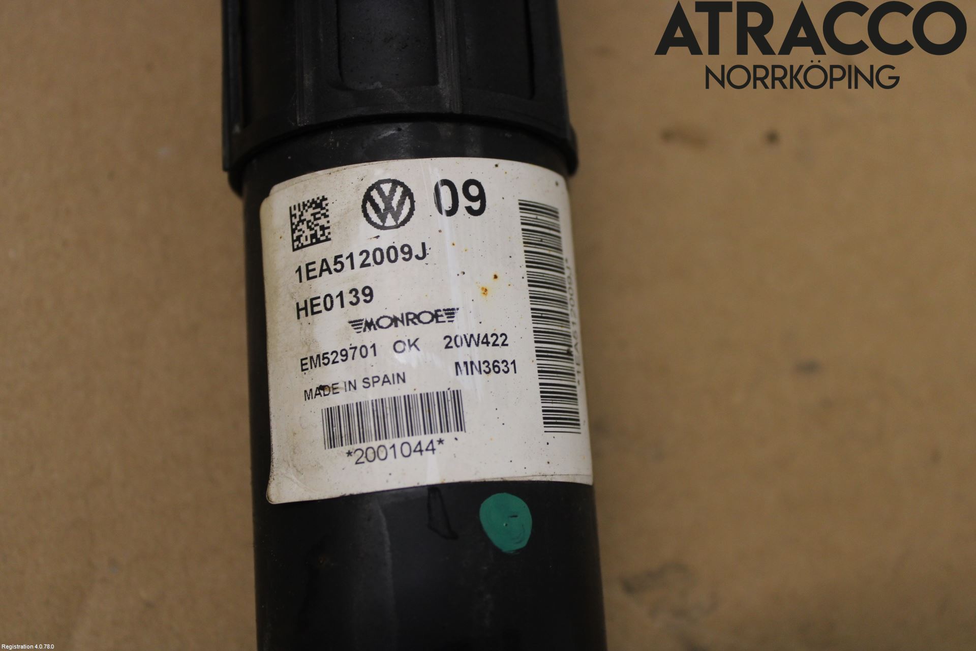 Volkswagen VW ID.3 21- Støtdemper Bak